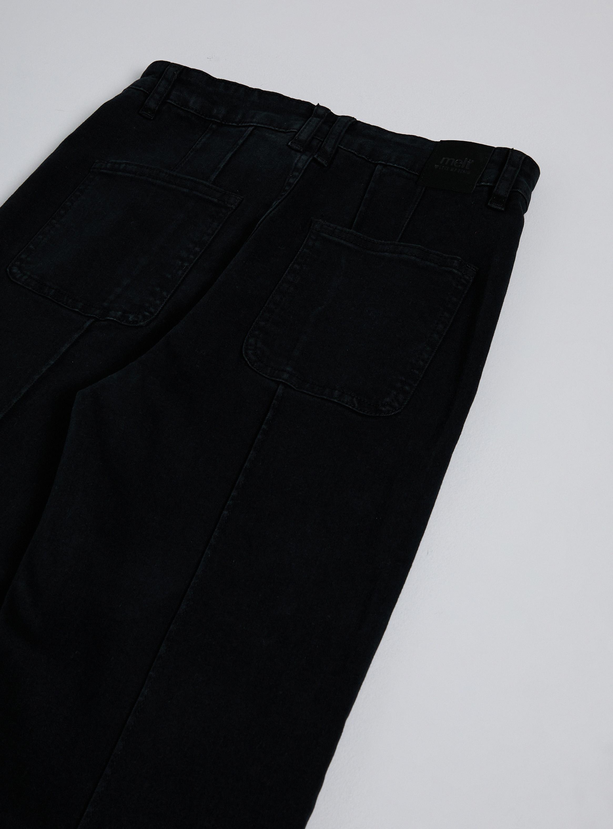 Jeans con Tachas Estrellas en Bolsillos Frontales-2