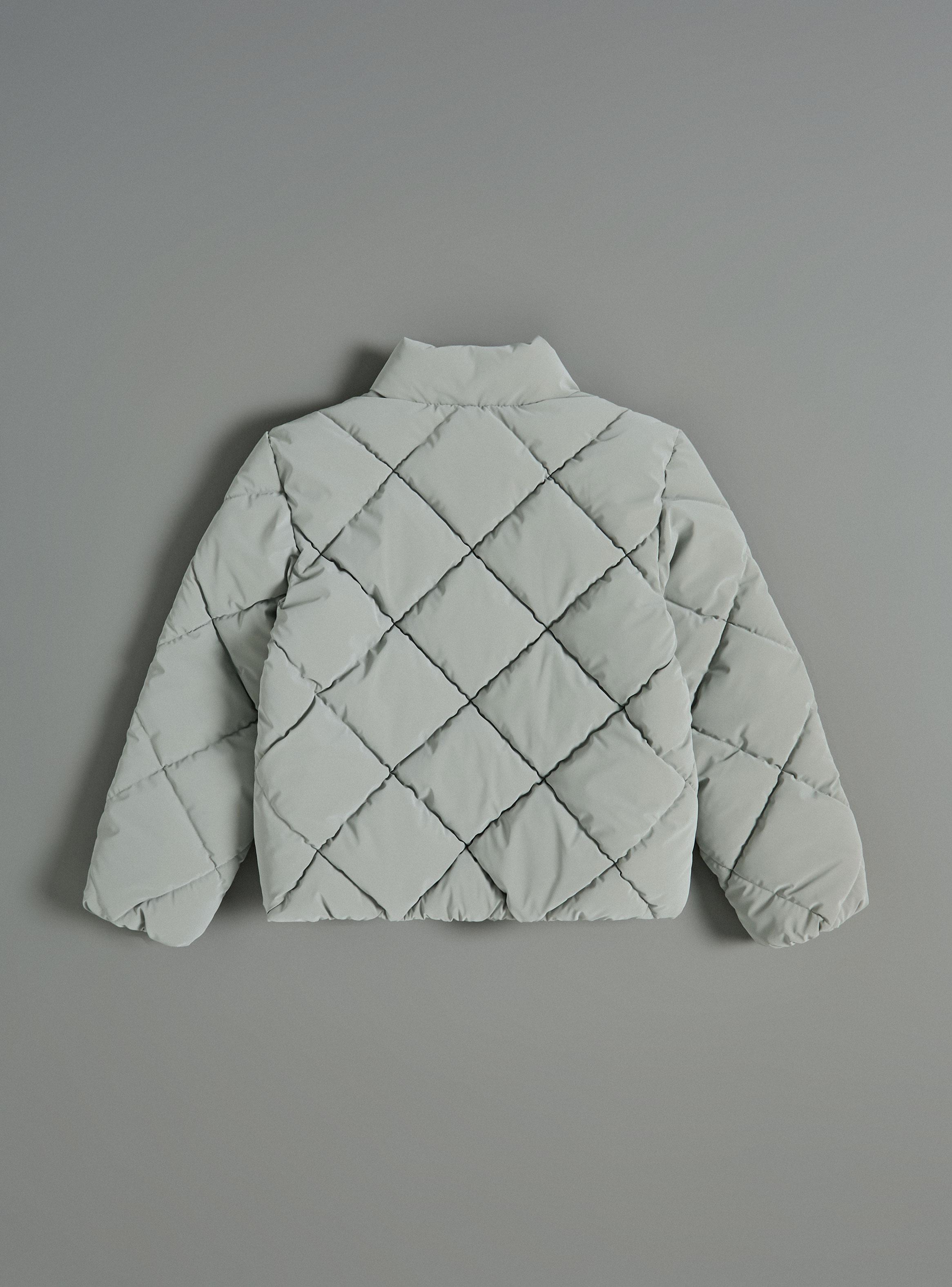 Parka Acolchada Quilt Cuello Alto-2