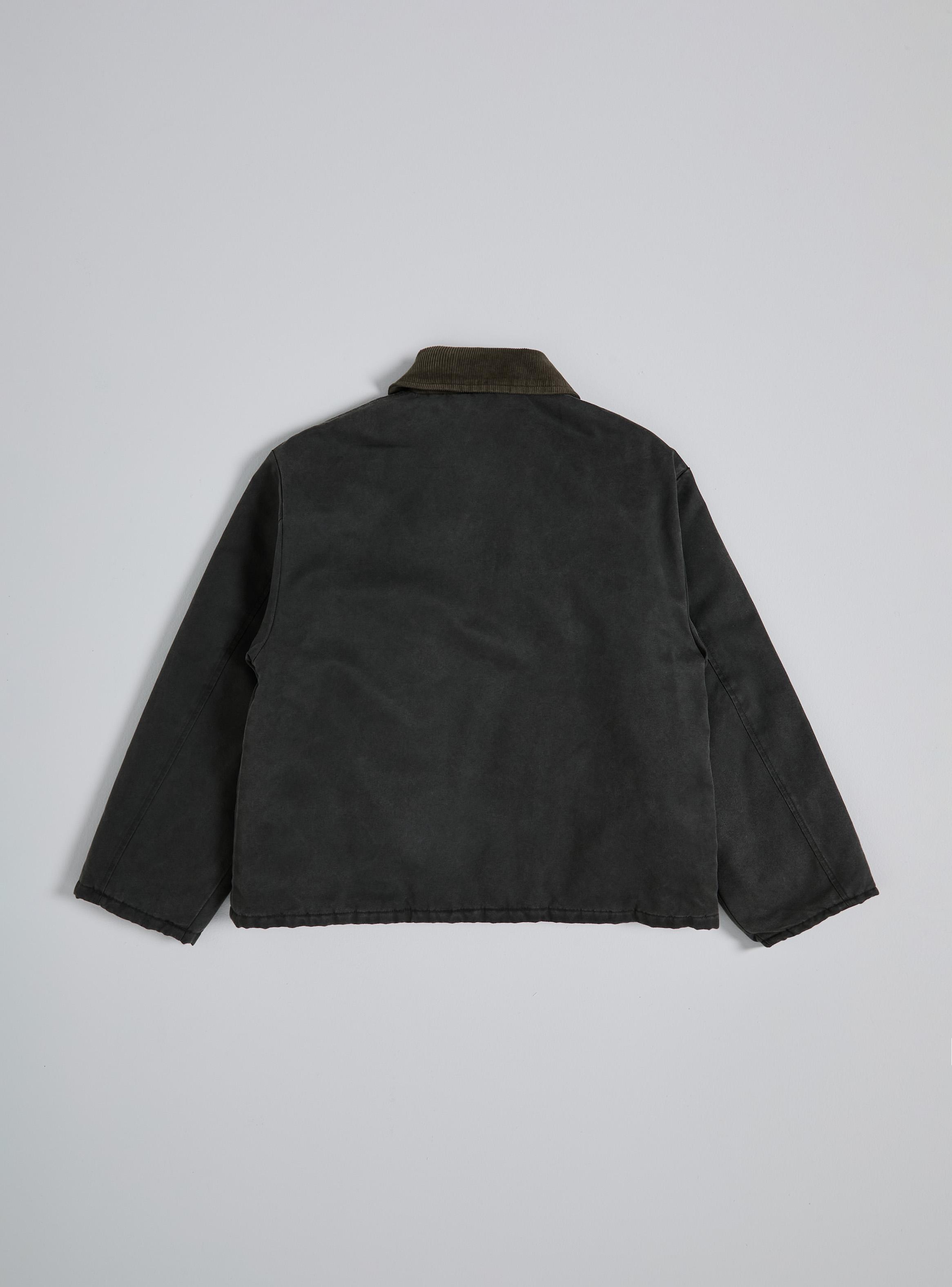 Chaqueta Cuello Cotelé Tipo Encerado-2
