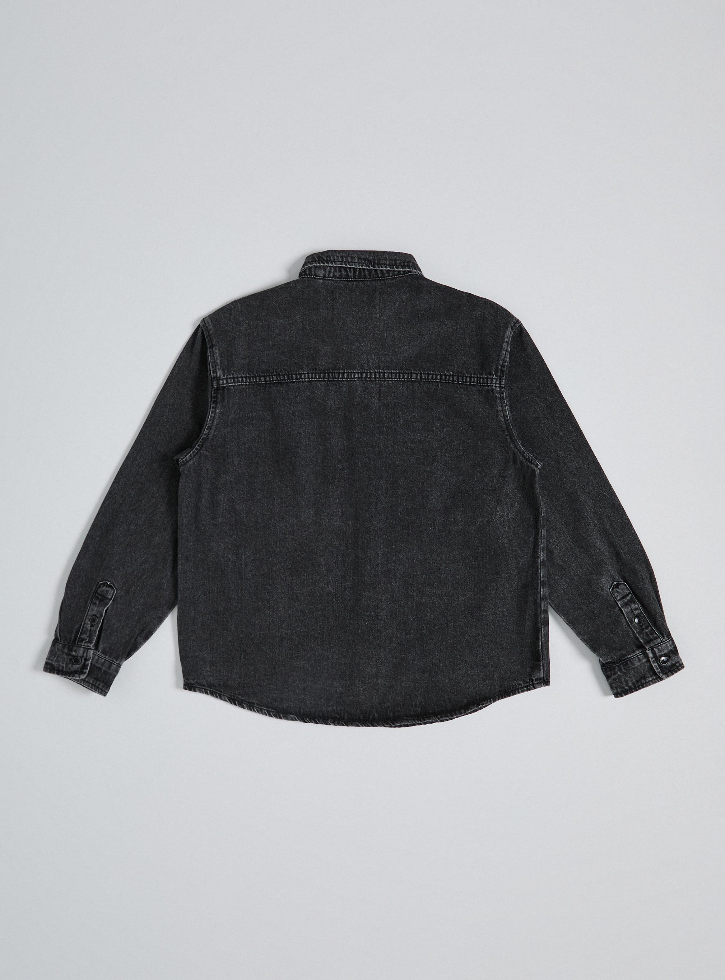 Camisa Denim Bolsillos Niño-2