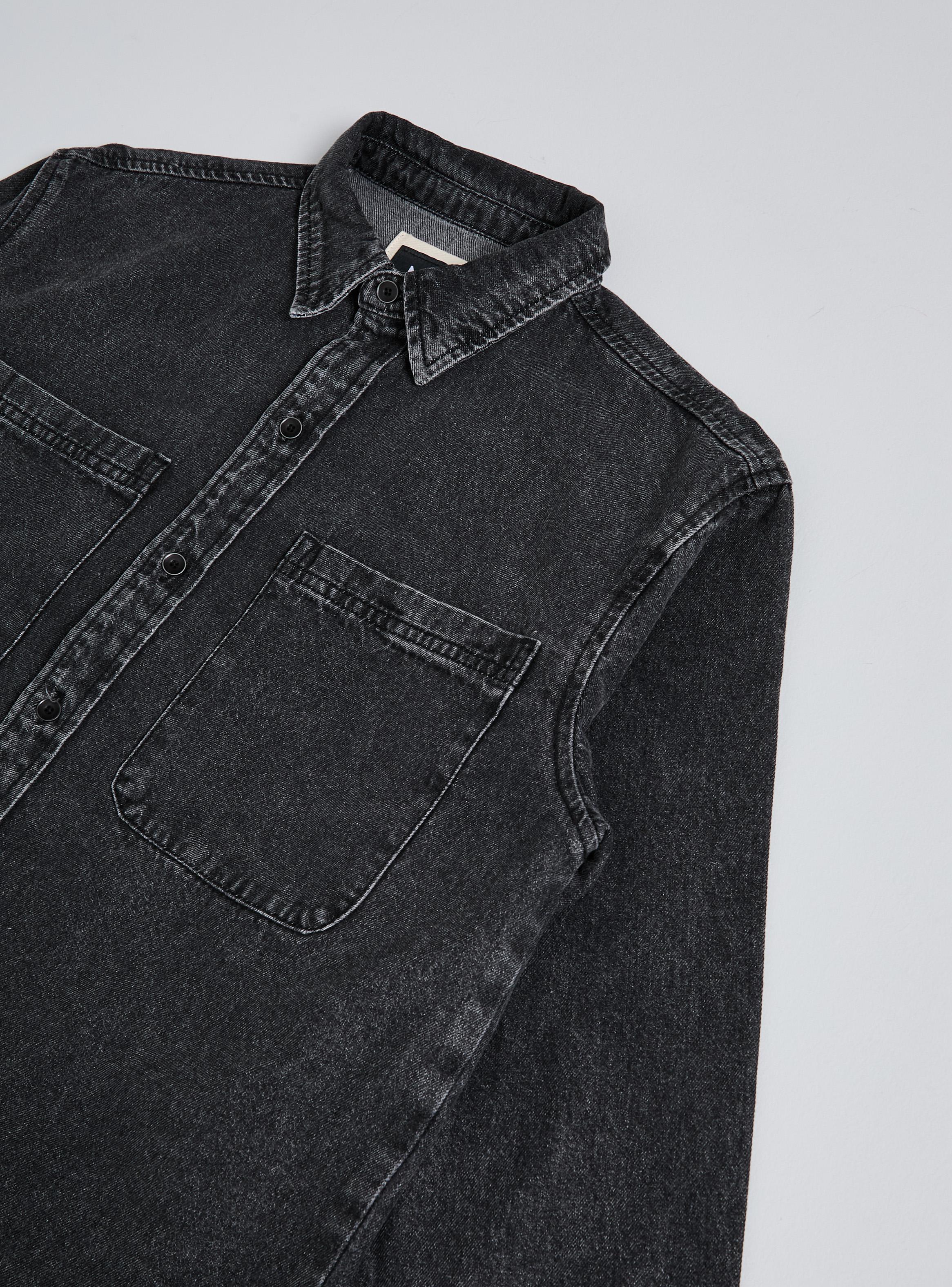 Camisa Denim Bolsillos Niño-3