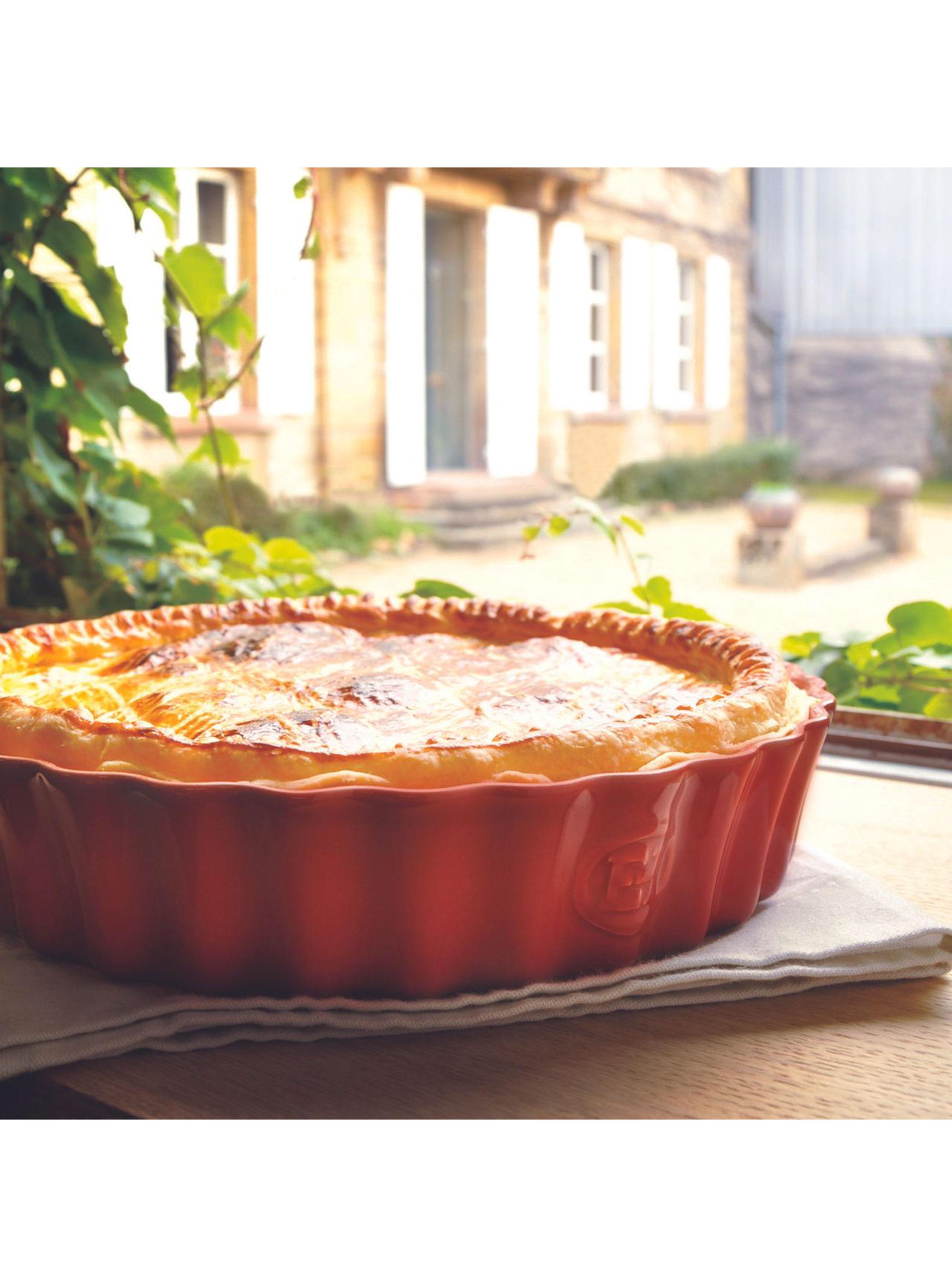 Molde Redondo Alto Rojo Cerámica 0.28 cm-1