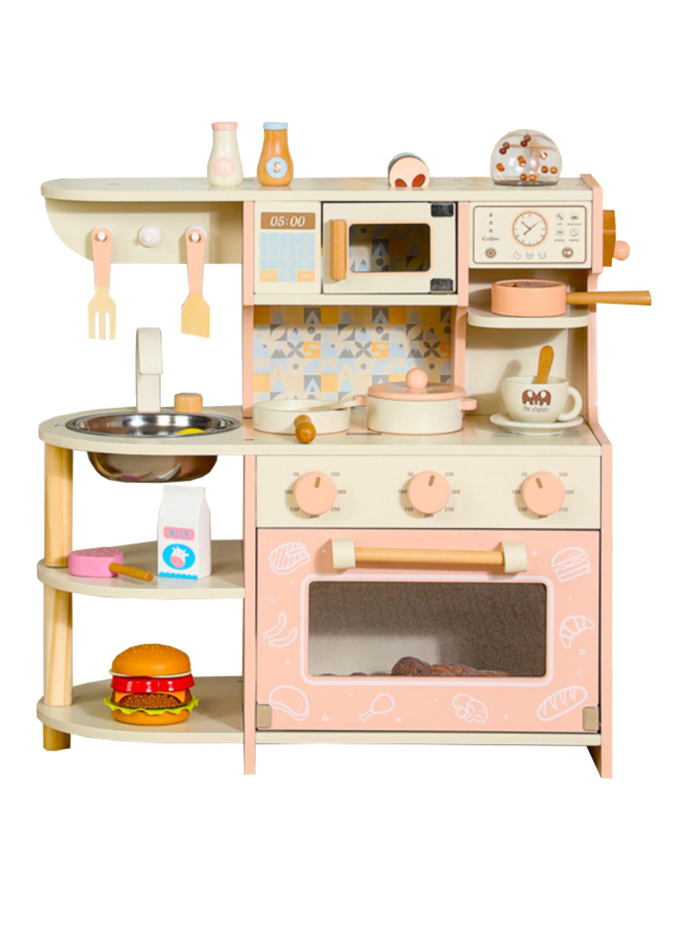 Juguete Mini Hogar Cocina Cafetera Emily Rosada-2