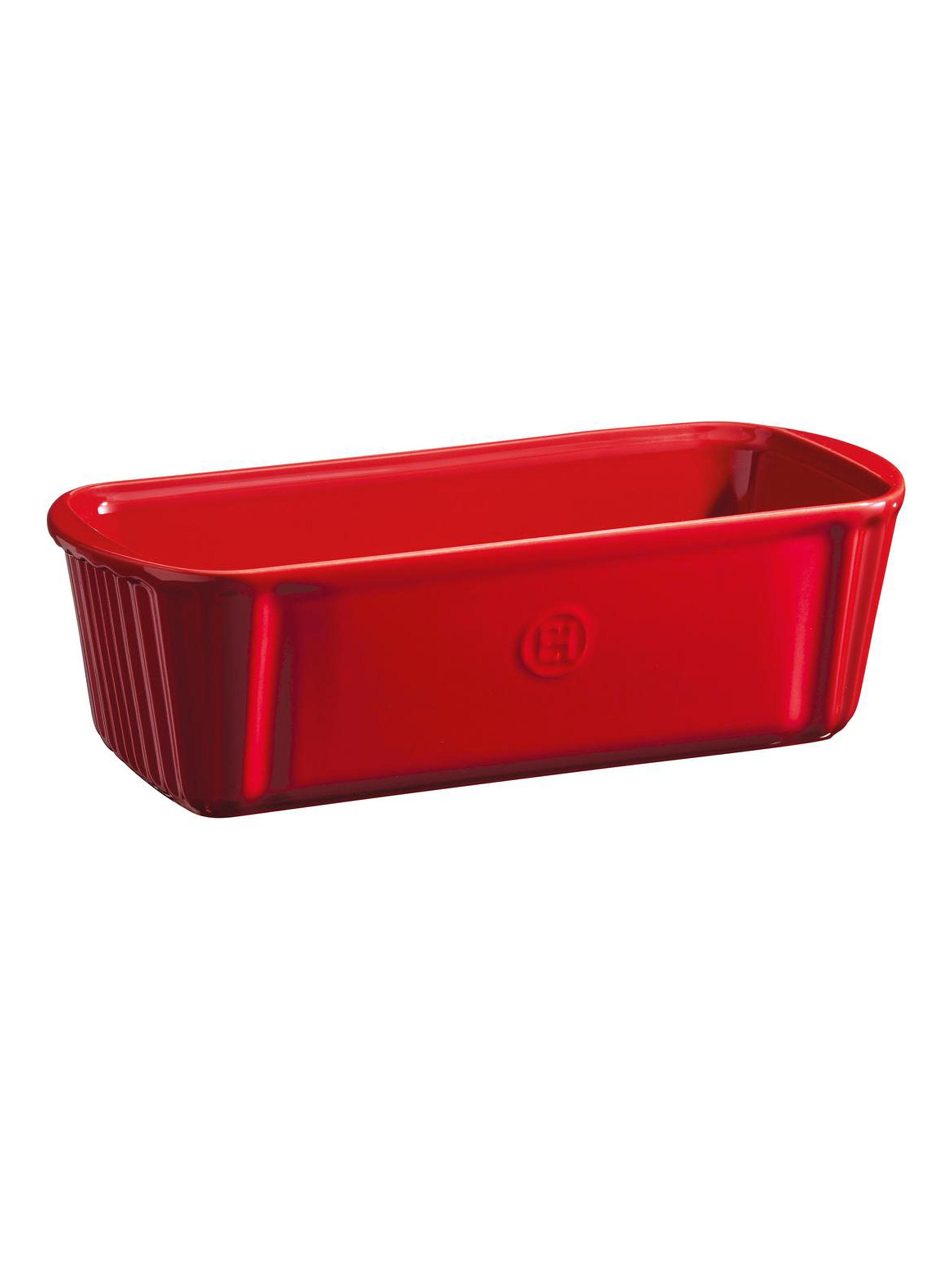 Douceurs Molde Puding Rojo Cerámica 31x13 cm-0