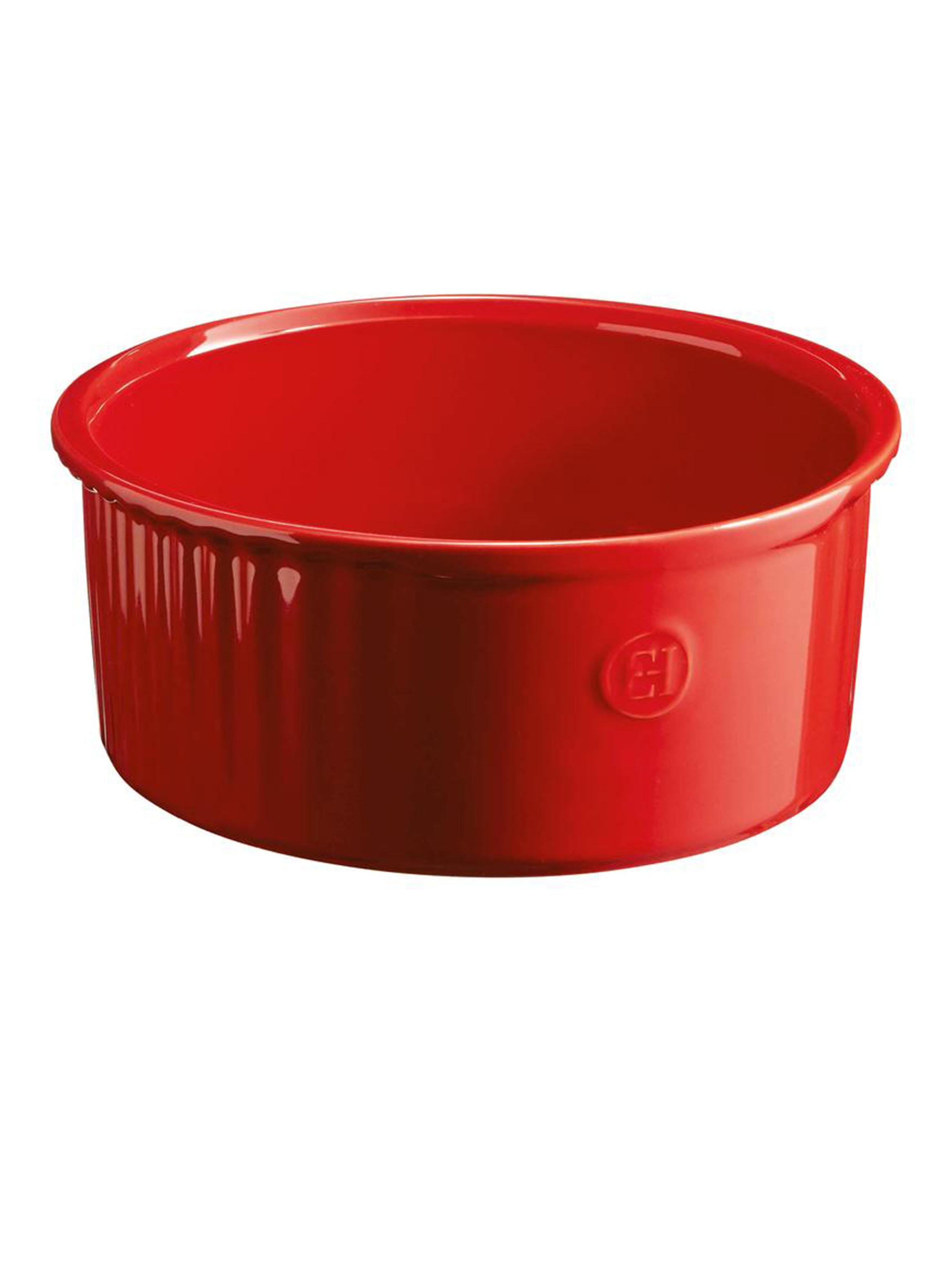 Douceur Molde Soufflé Rojo Cerámica 0.21 cm-0