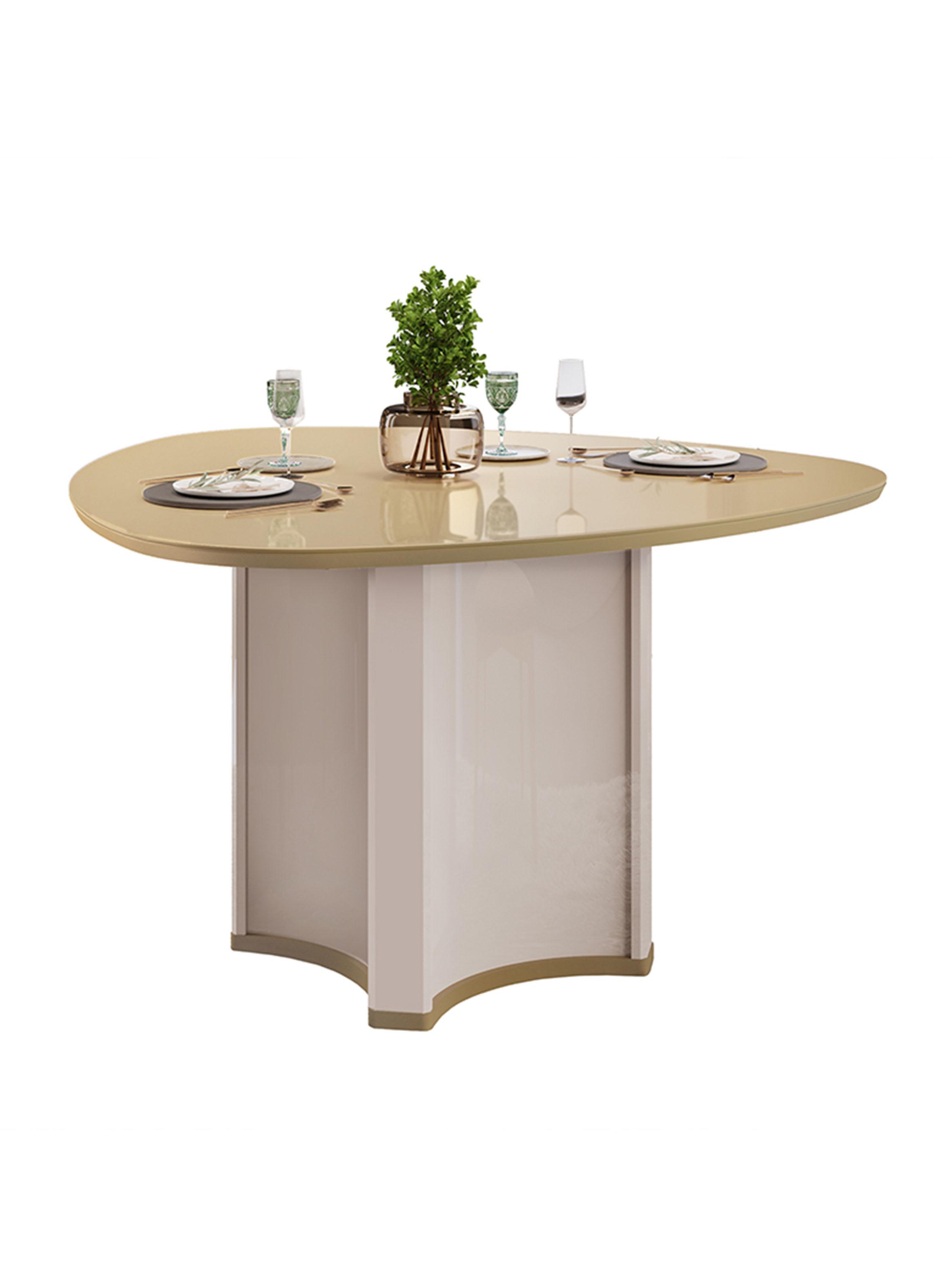 Juego de Comedor Chanel Beige + 6 Sillas-3