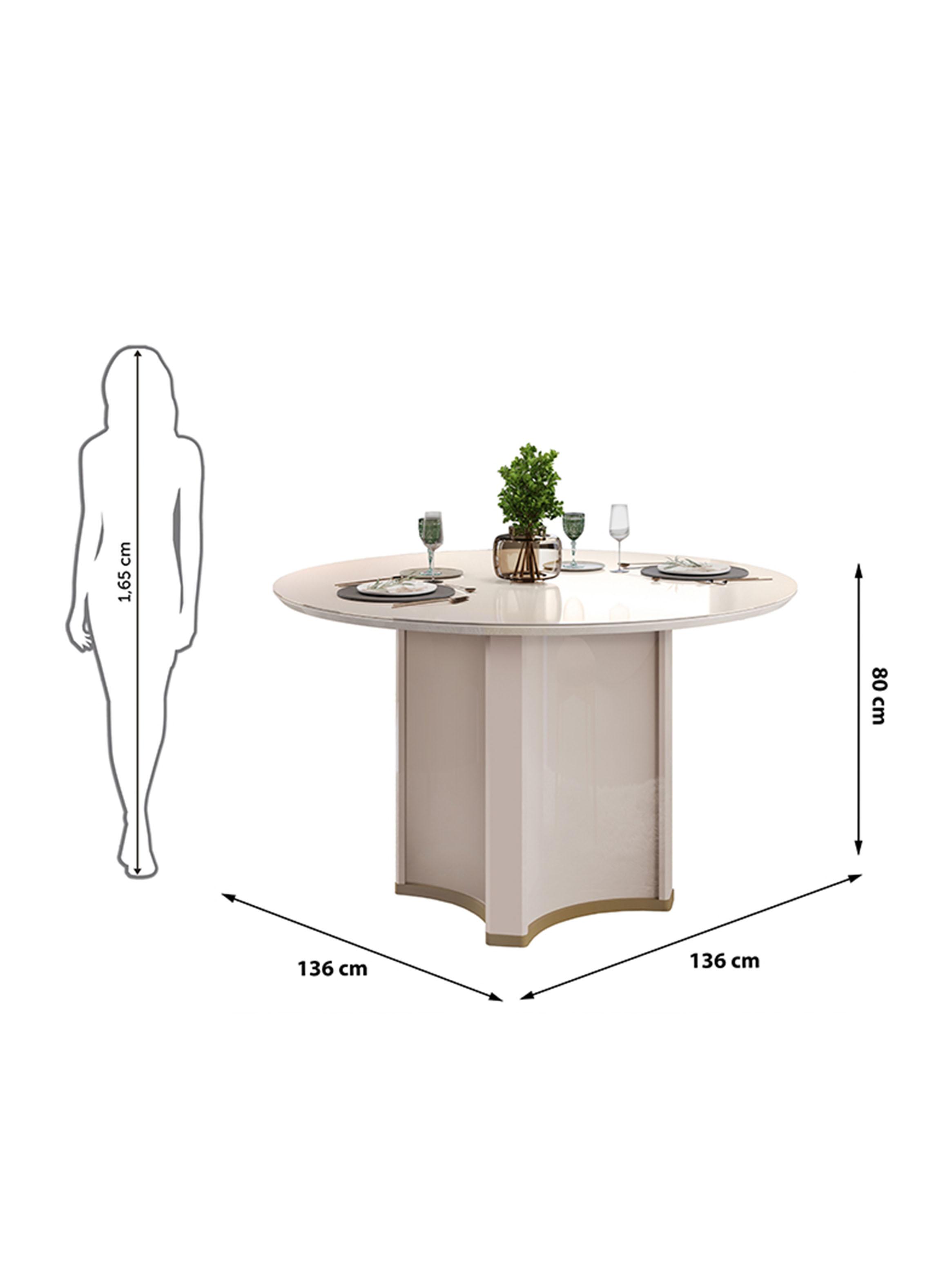 Juego de Comedor Chanel Gris + 6 Sillas-1