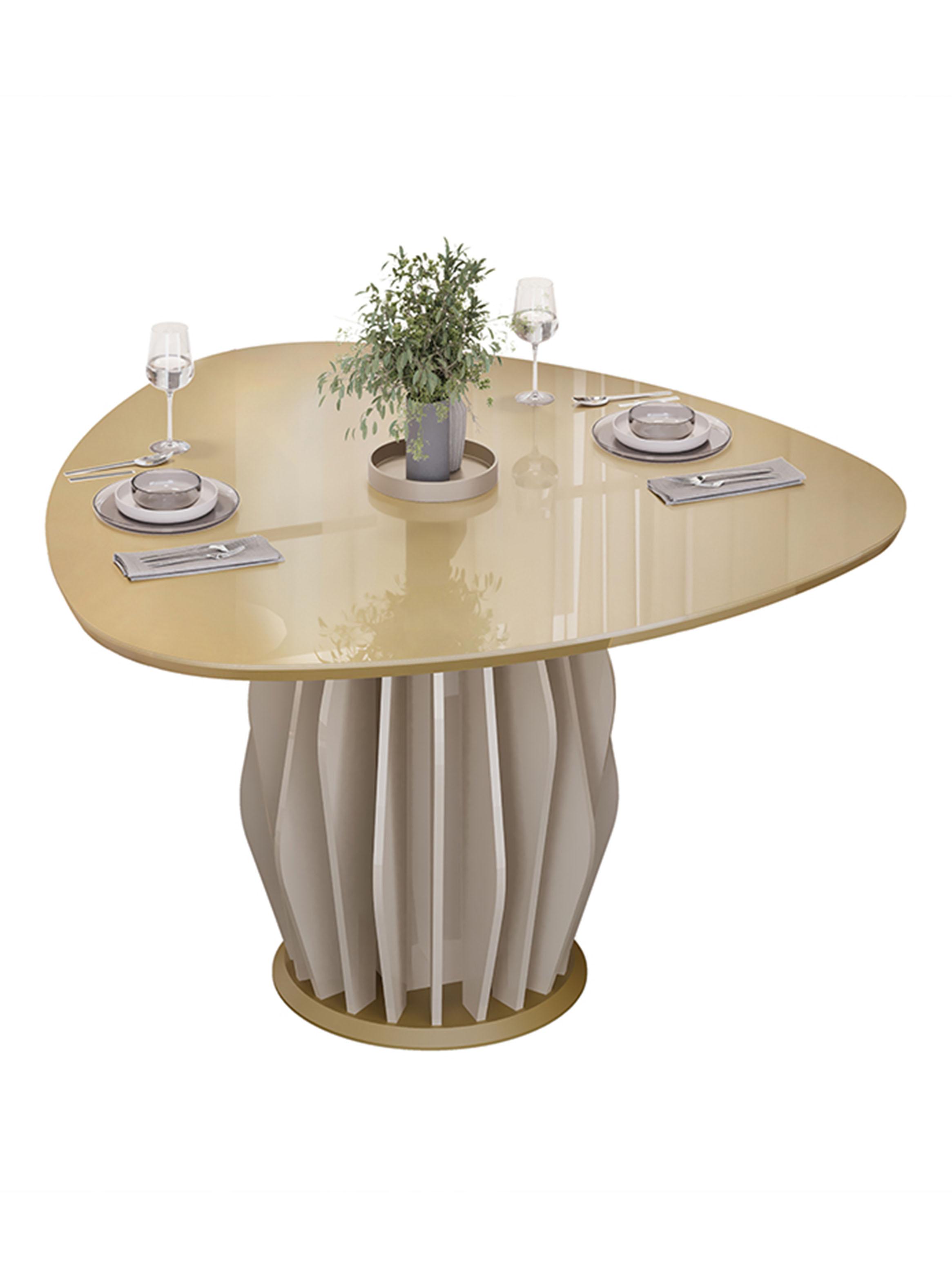 Juego de Comedor Tokyo Beige + 6 Sillas-3