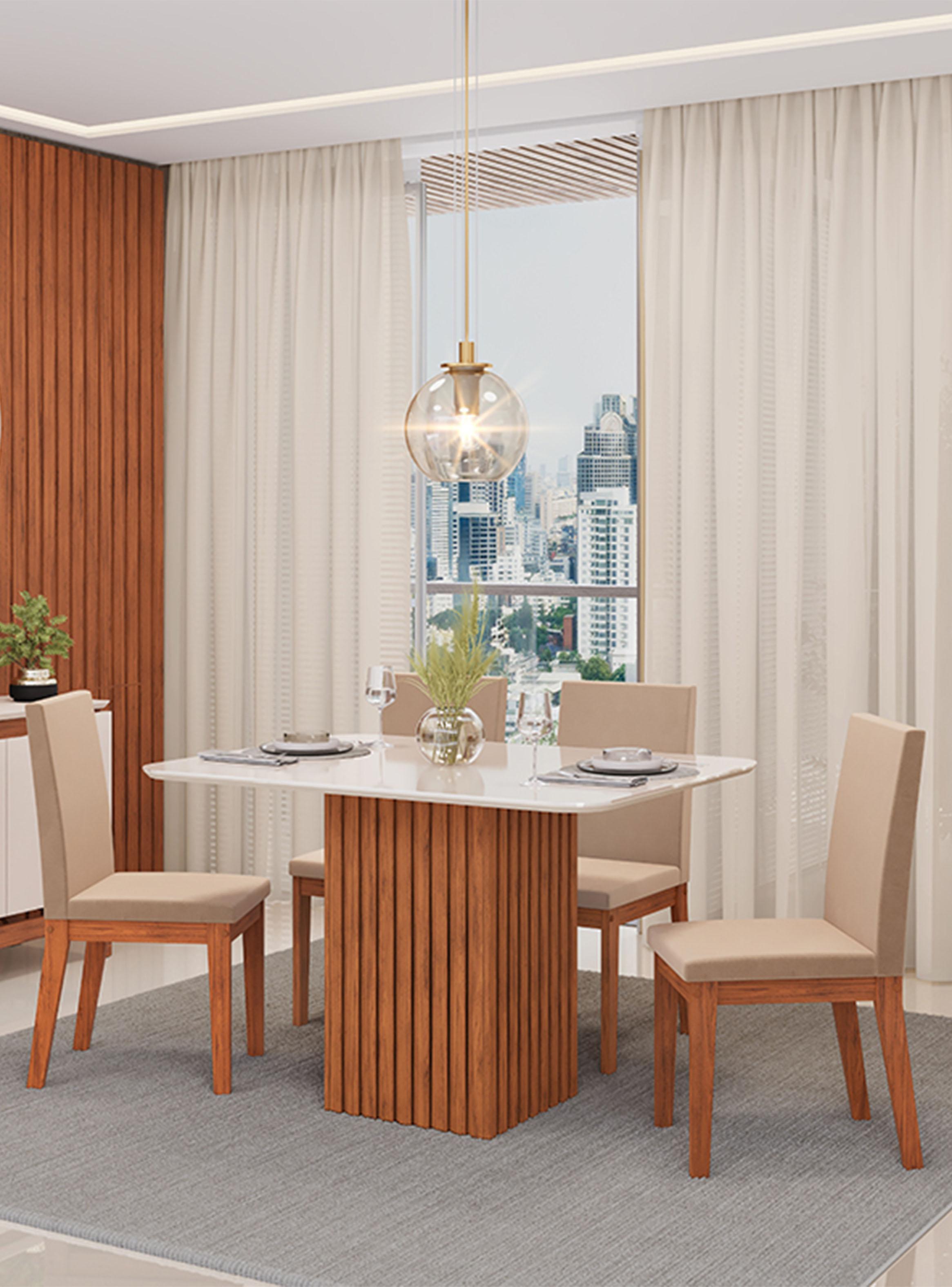 Juego de Comedor Canes Suzy + 4 Sillas-4