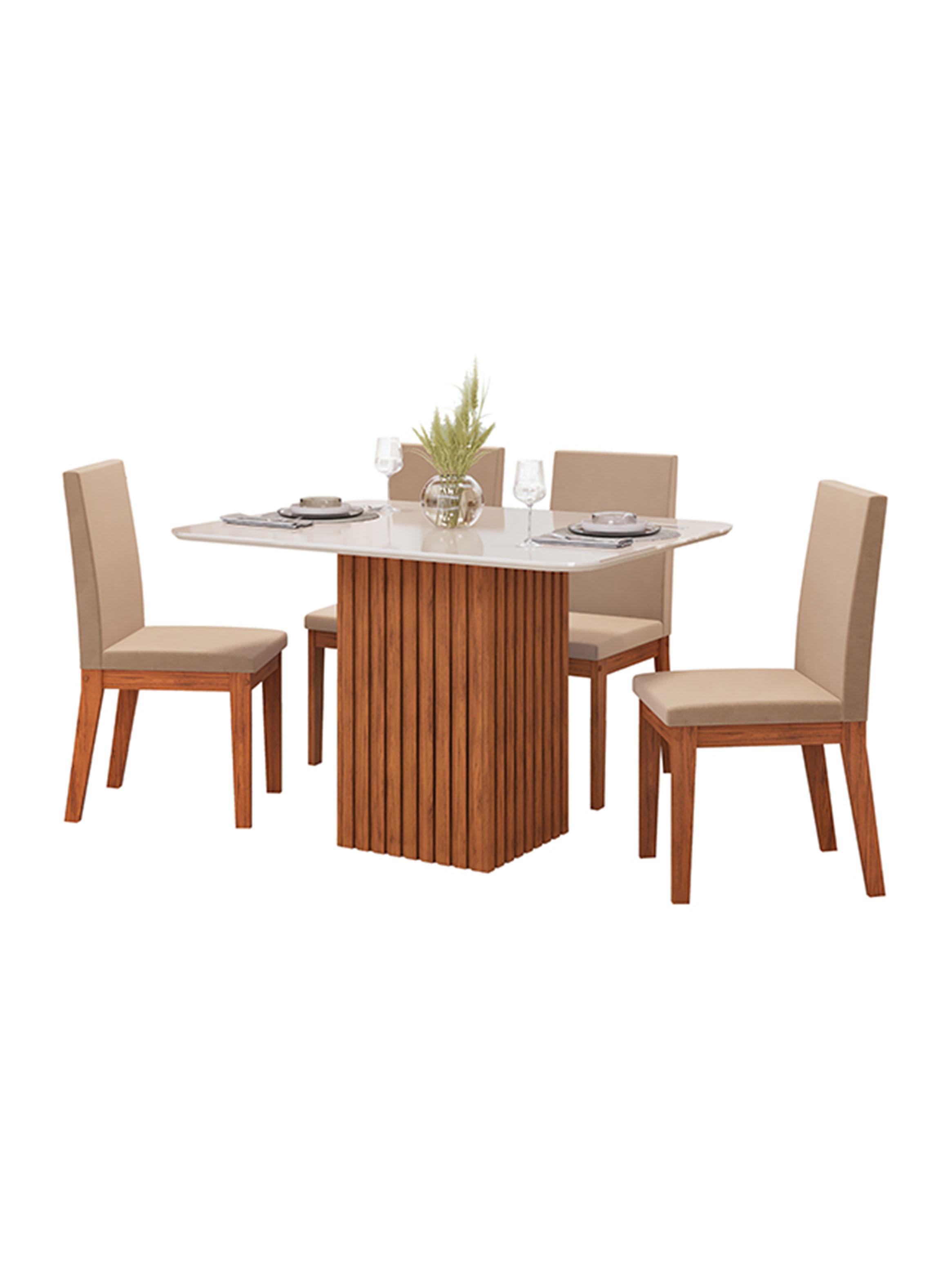 Juego de Comedor Canes Suzy + 4 Sillas-0