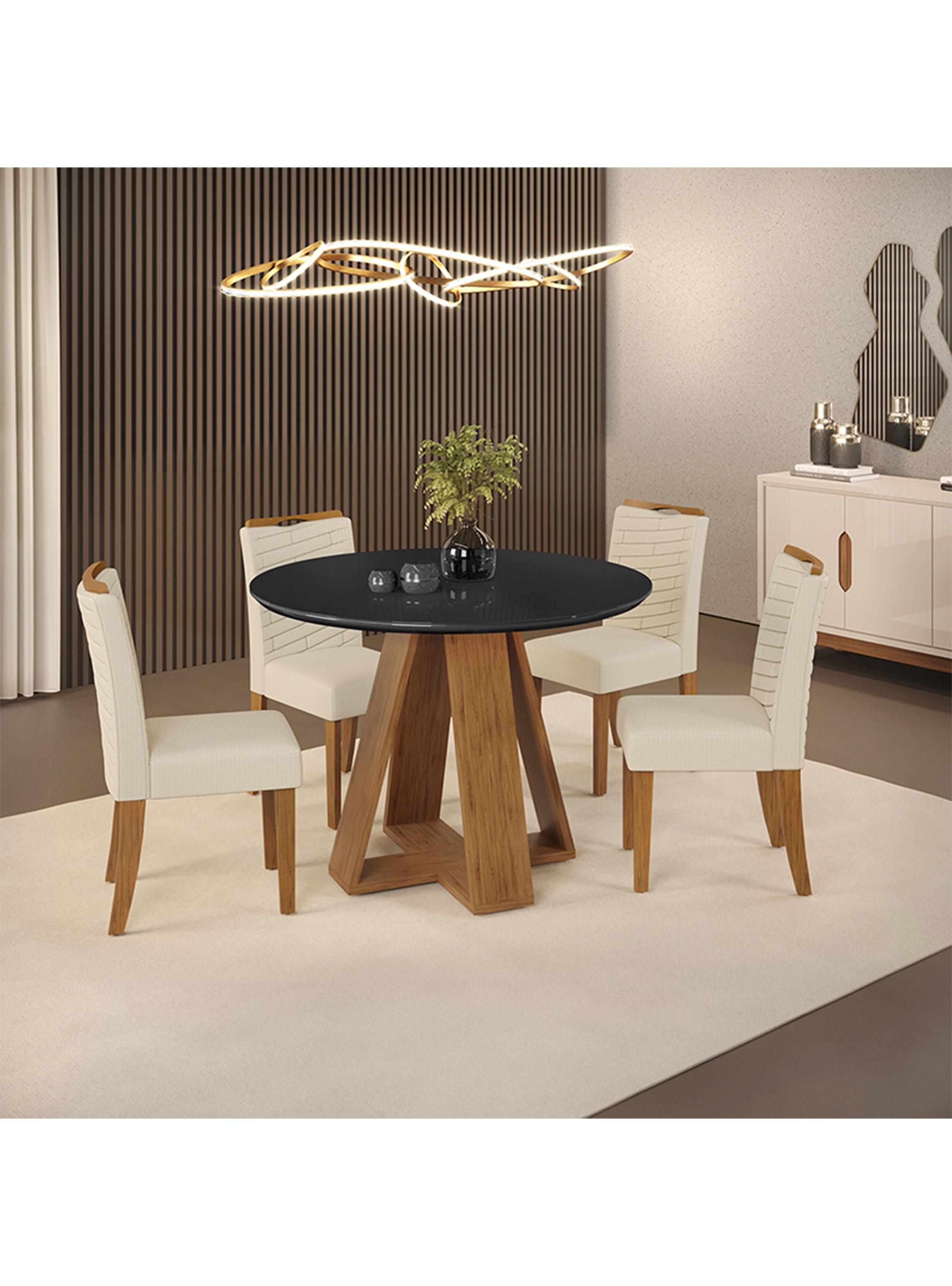 Juego de Comedor Celeste Julia + 4 Sillas-4