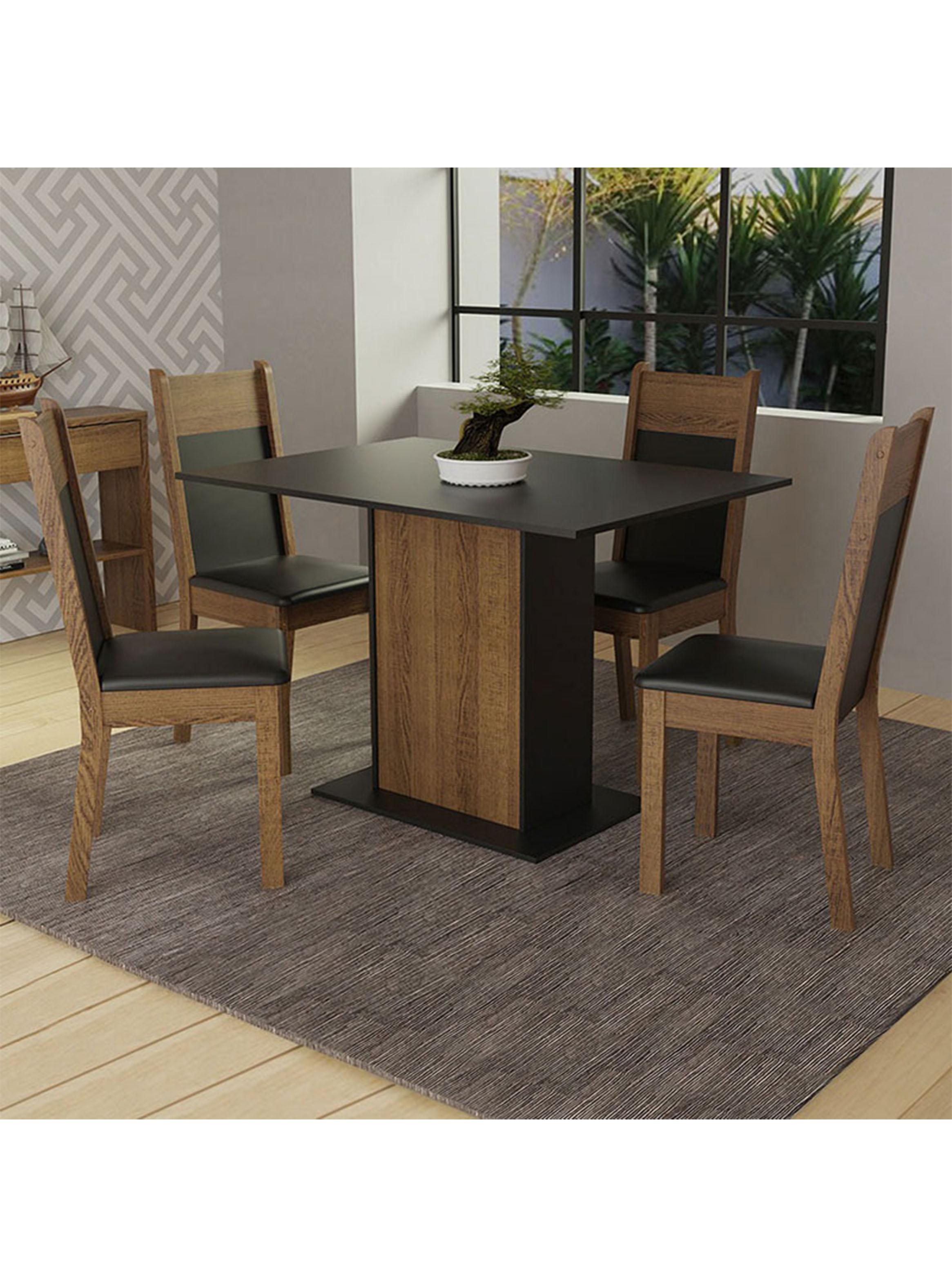 Juego de Comedor Elia Nelly + 4 Sillas-3