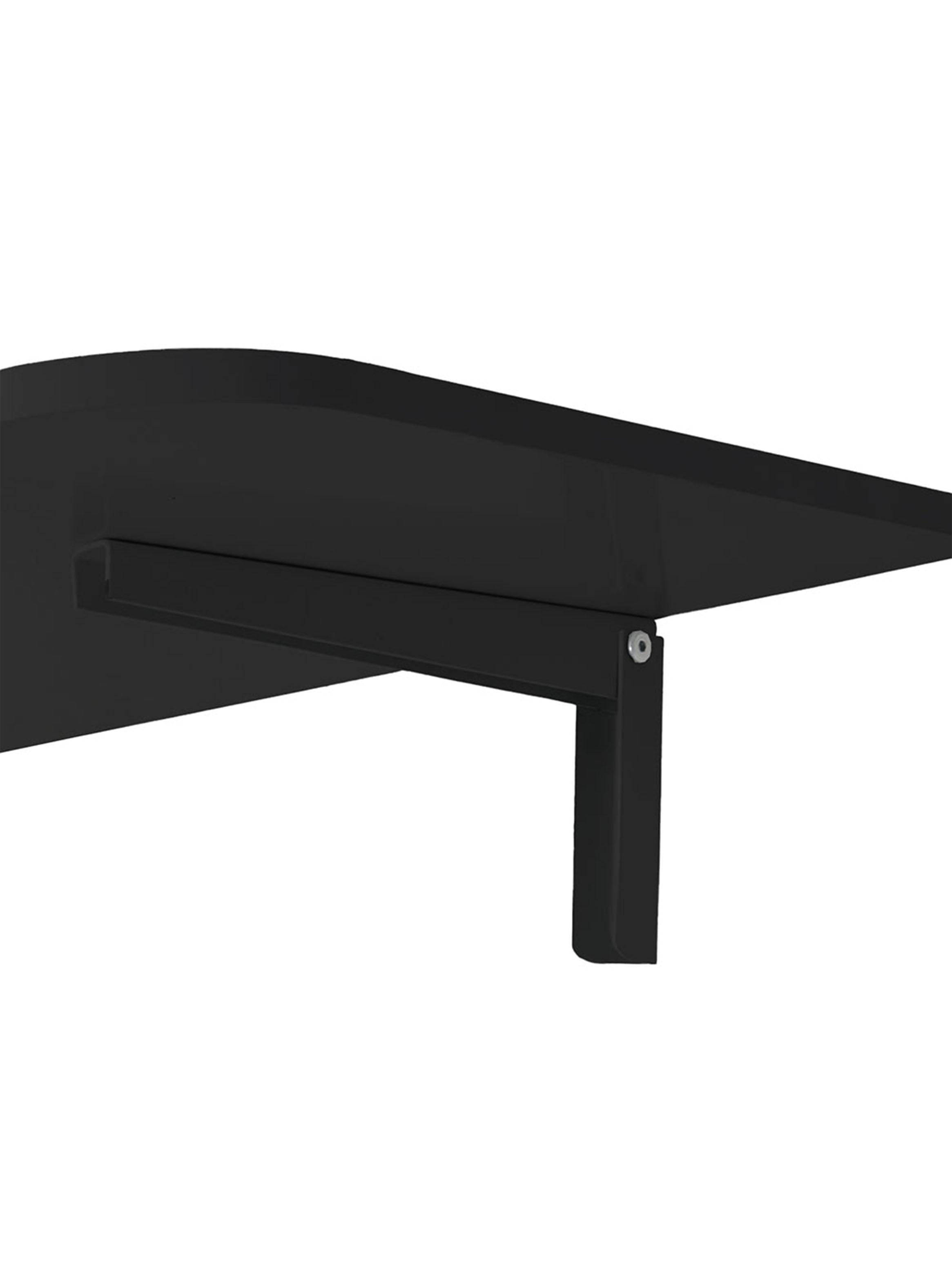 Escritorio Plegable de Pared Negro 100cm-3