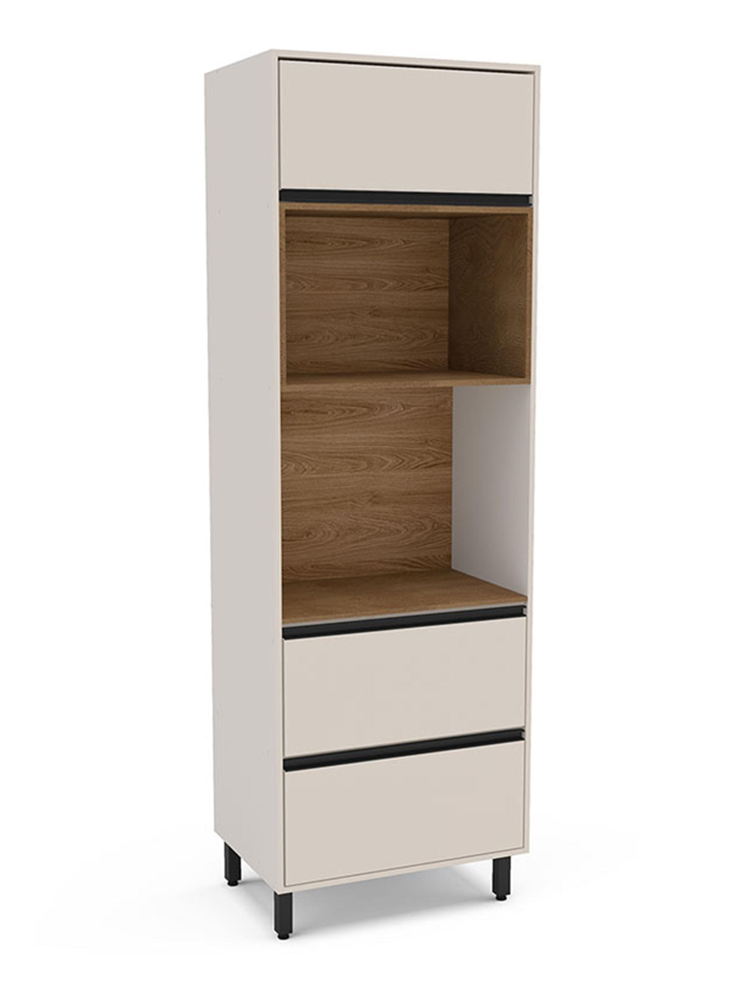 Mueble Despensa Koya 2 Puertas 1 Cajón Beige-2
