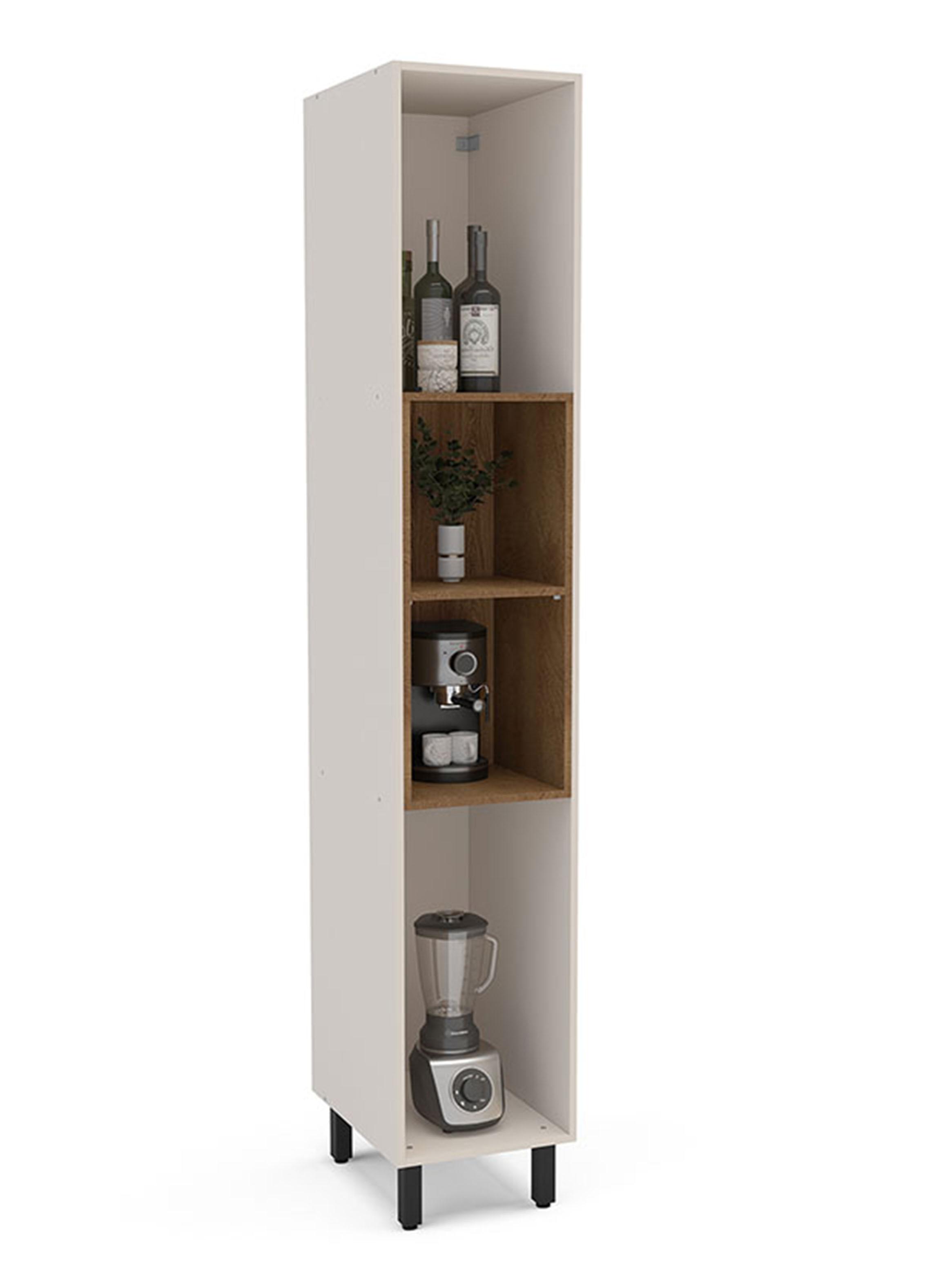 Mueble Despensa de Cocina Koya 2 Puertas Beige-3