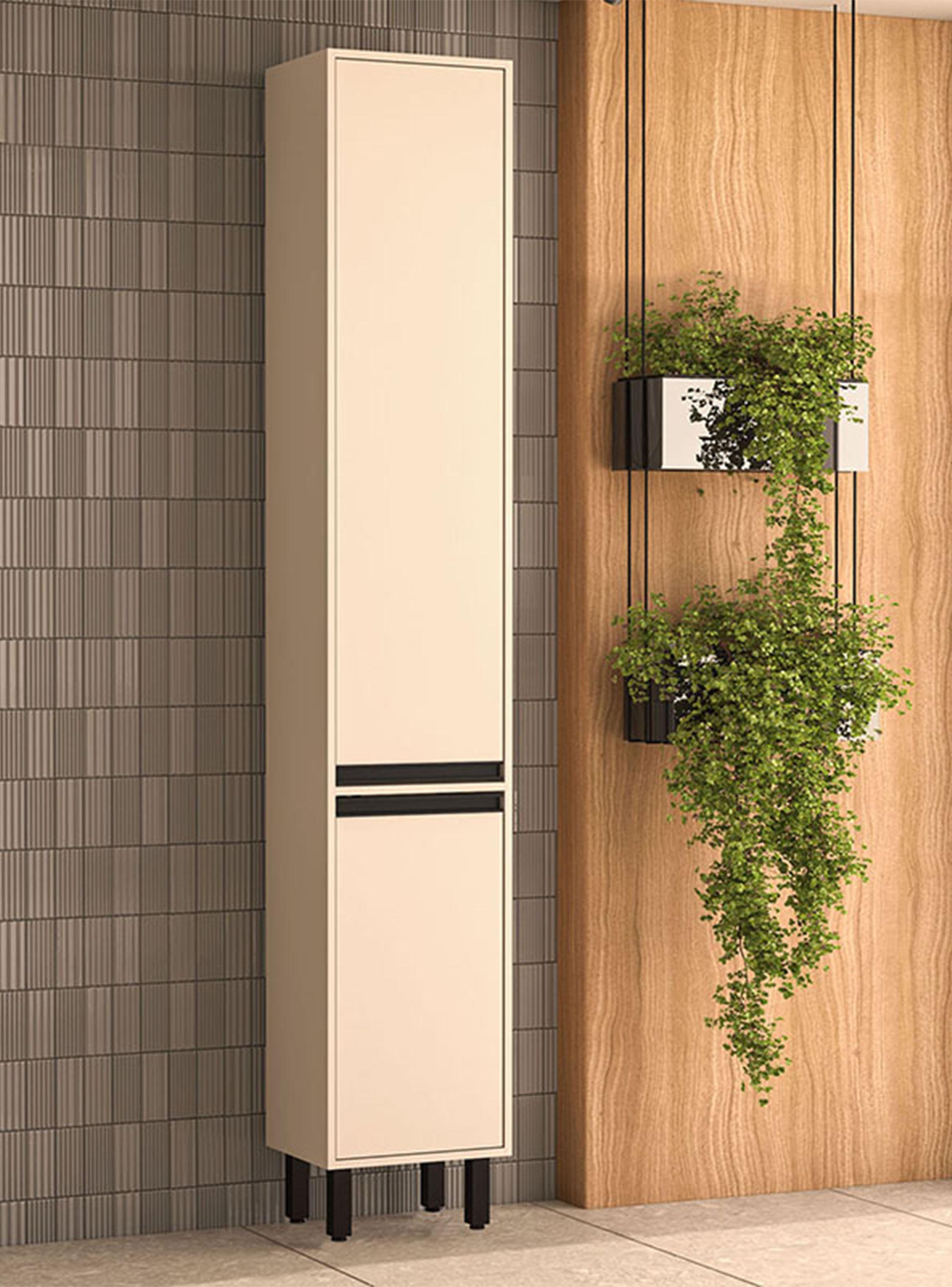 Mueble Despensa de Cocina Koya Cerrada 2 Puertas Beige-4