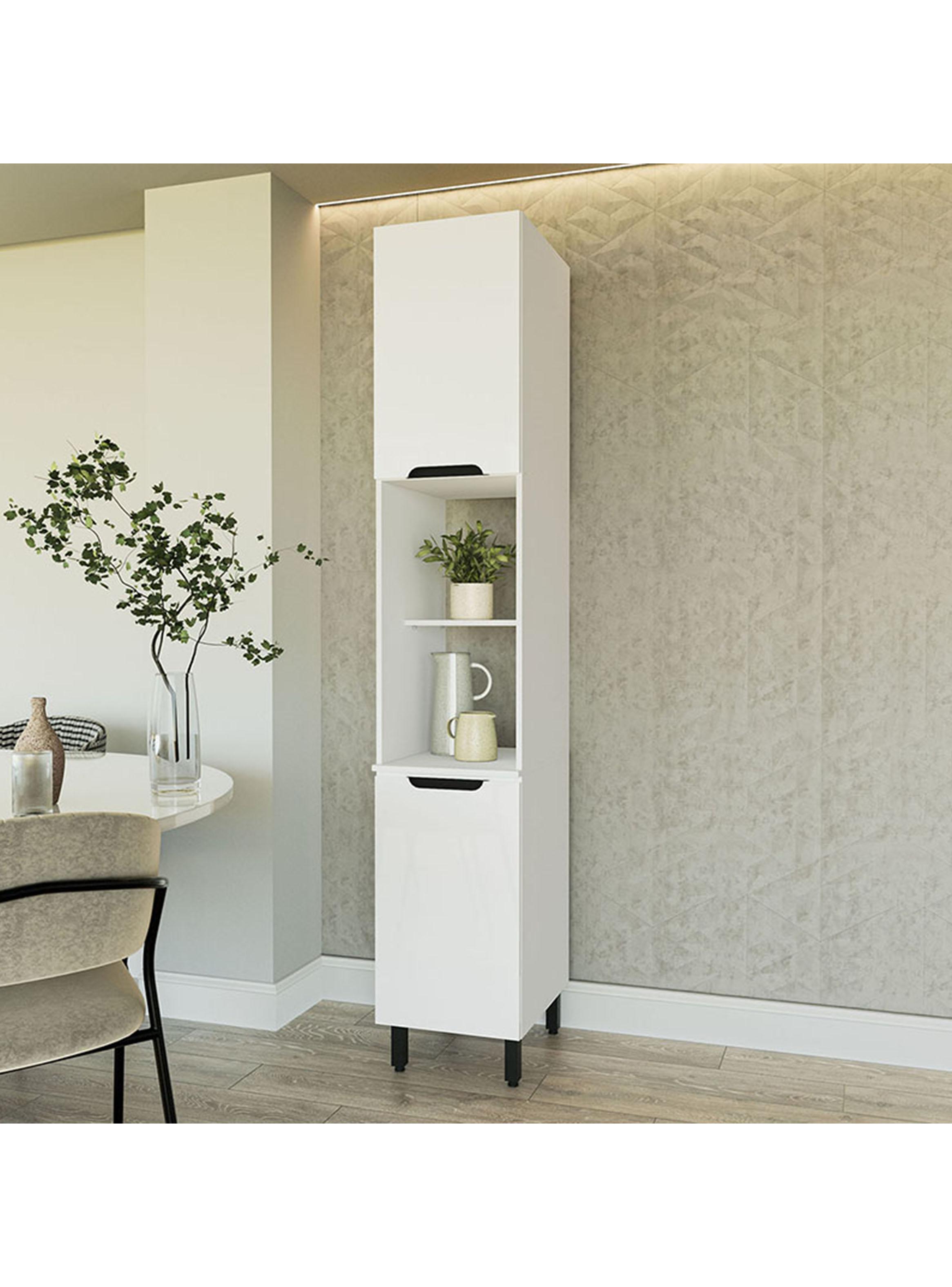 Despensa de Cocina Meena 2 Puertas Blanco-4