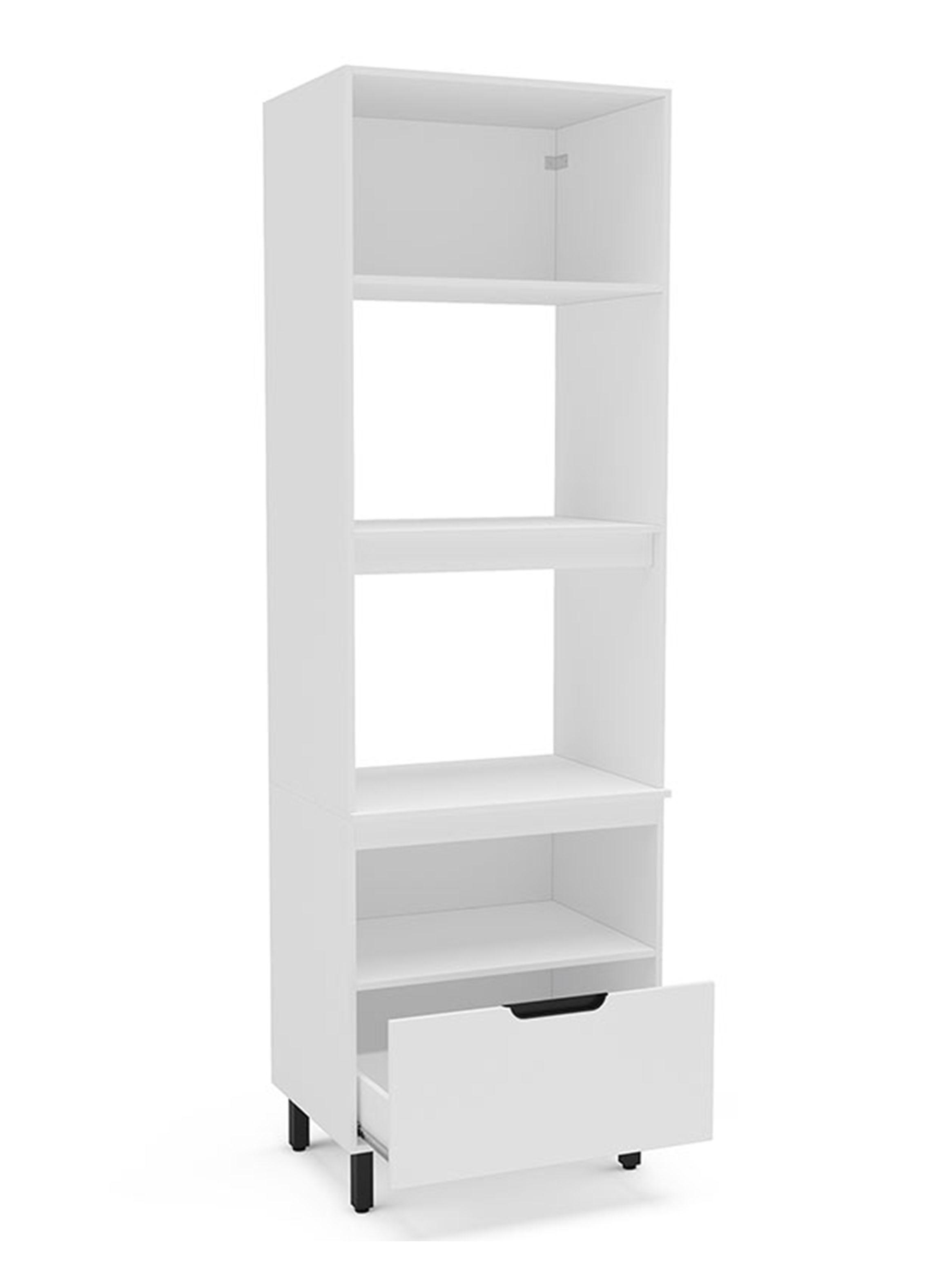 Despensa Meena 2 Puertas 1 Cajón Blanco-3