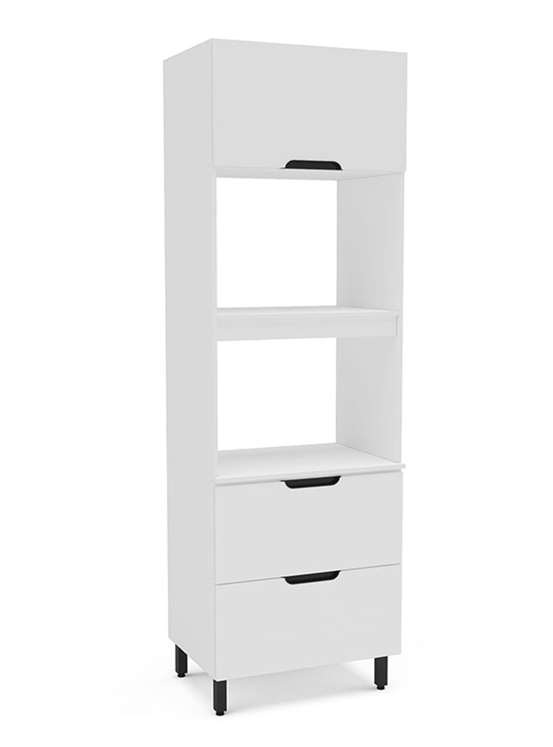 Despensa Meena 2 Puertas 1 Cajón Blanco-2