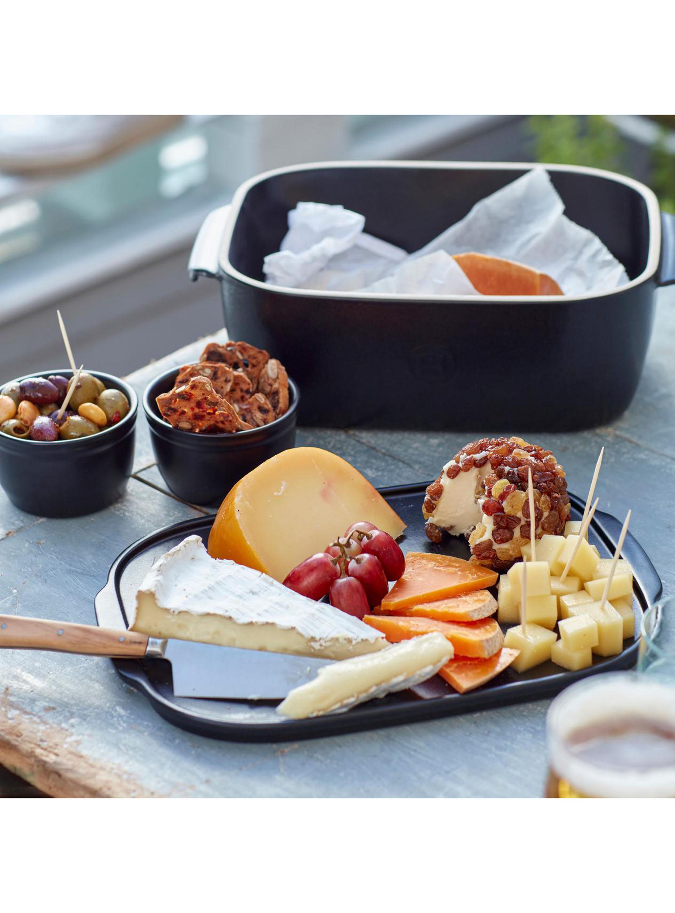 Cheese Box Negro Cerámica 20.5 x 31 cm-1