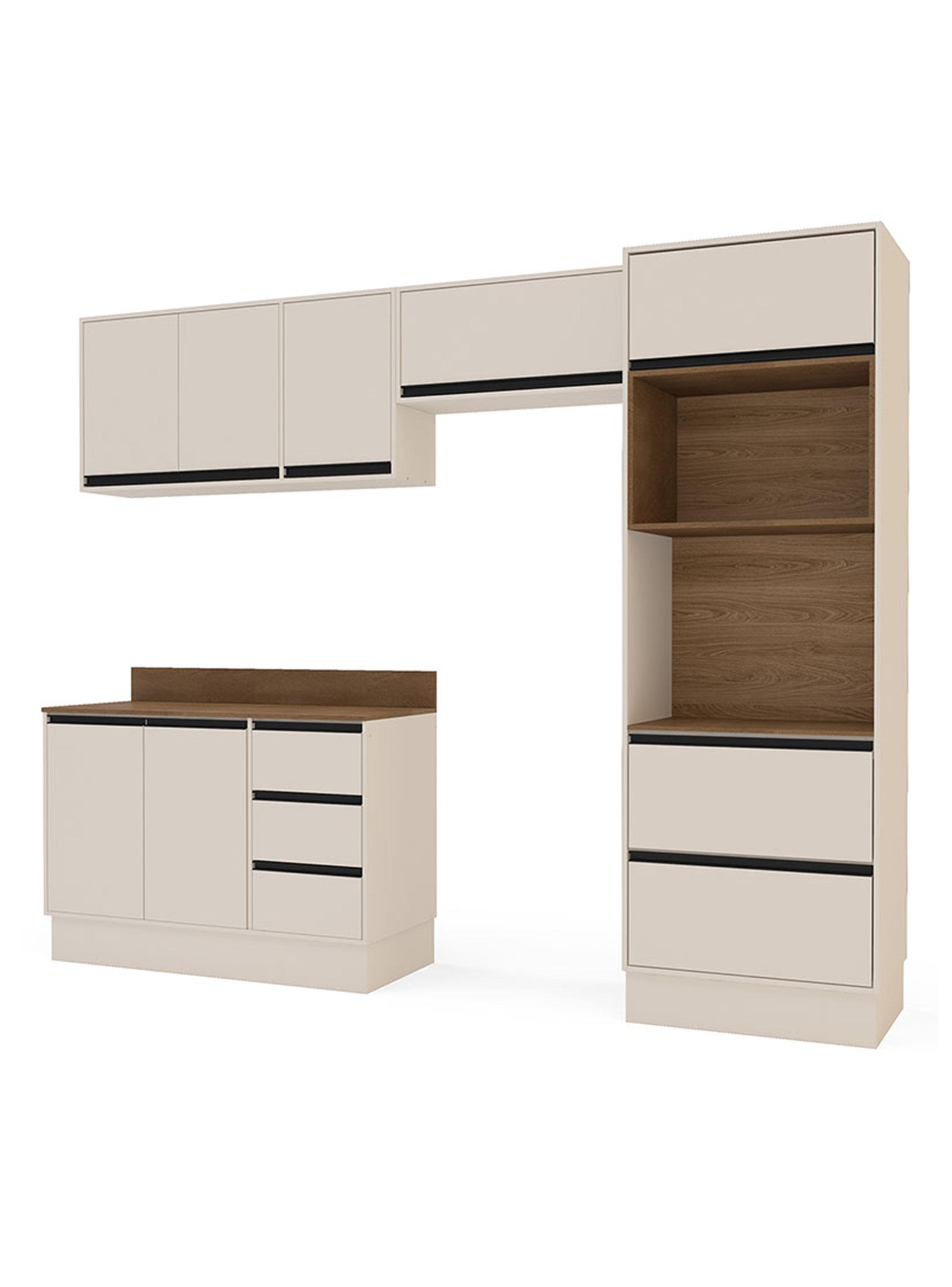 Kit Cocina Modular Premier 7 Puertas 4 Cajones con Despensa-3
