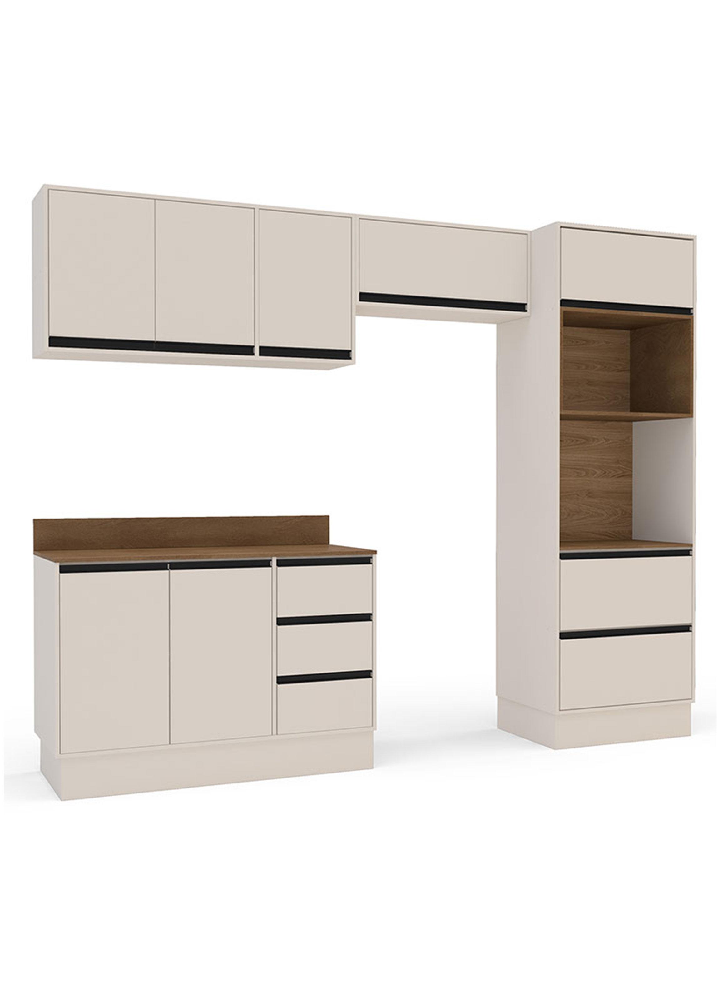 Kit Cocina Modular Premier 7 Puertas 4 Cajones con Despensa-2