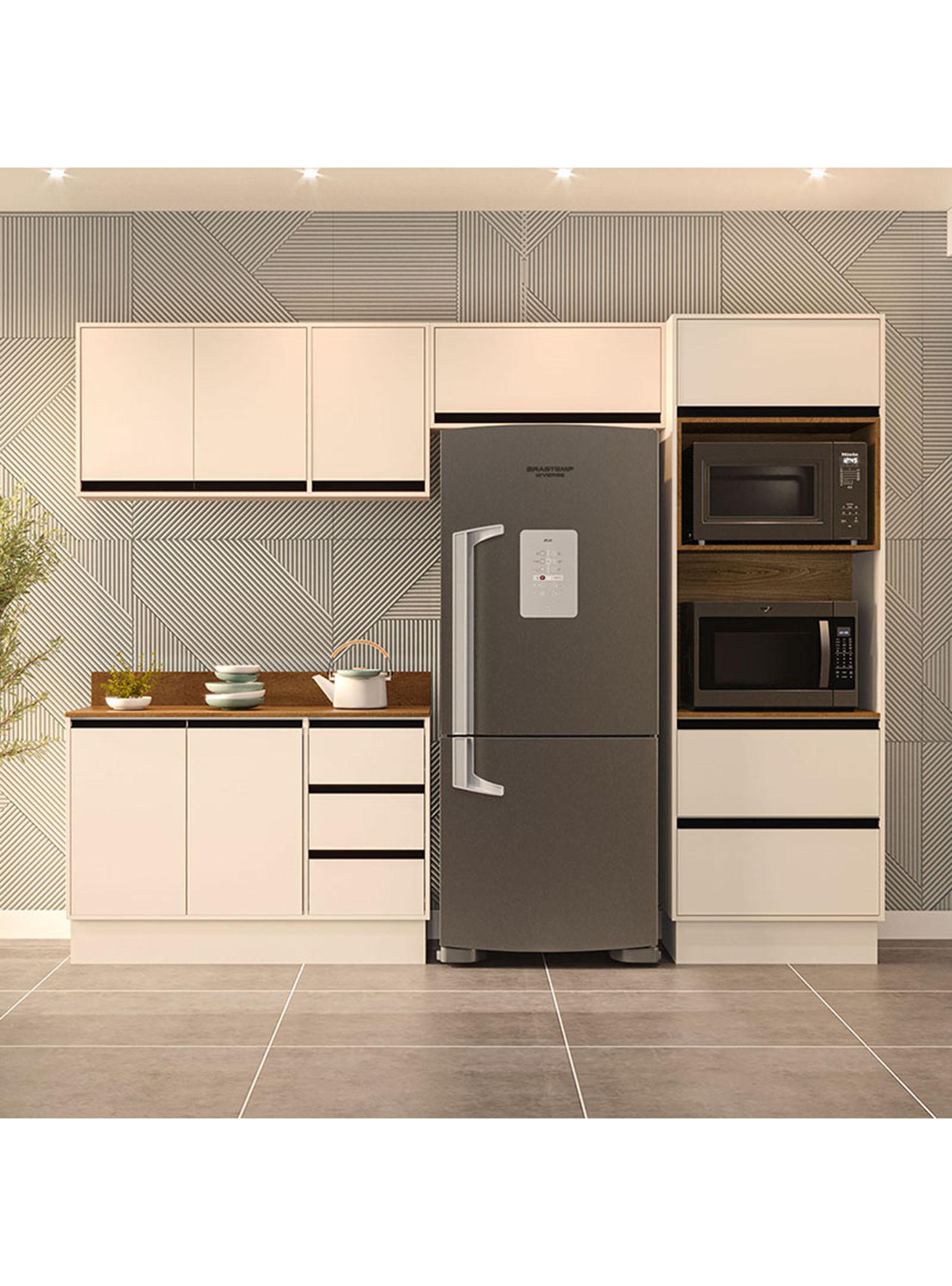 Kit Cocina Modular Premier 7 Puertas 4 Cajones con Despensa-4