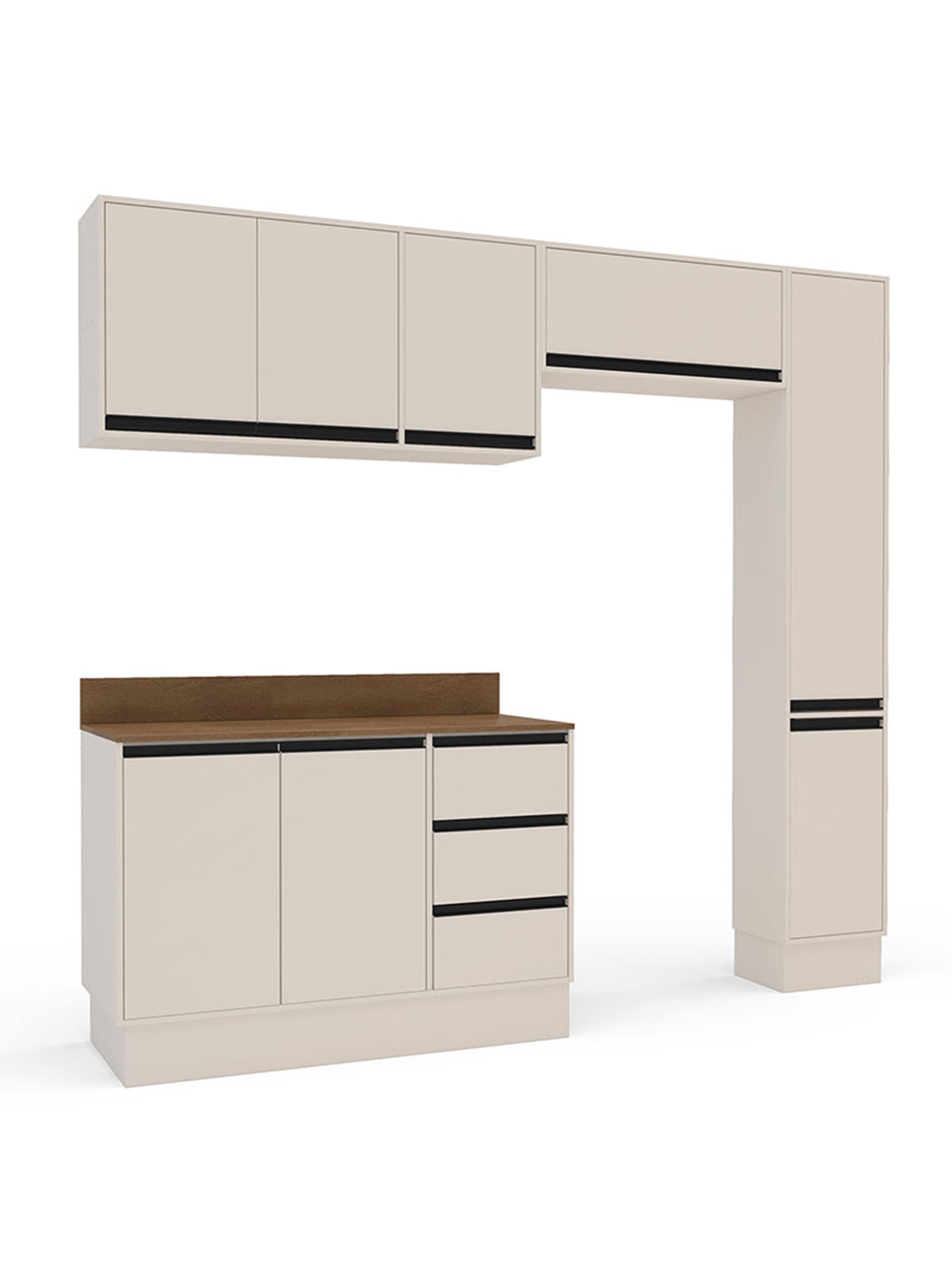 Kit de Cocina Modular Premier 8 Puertas 3 Cajones con Despensa-2