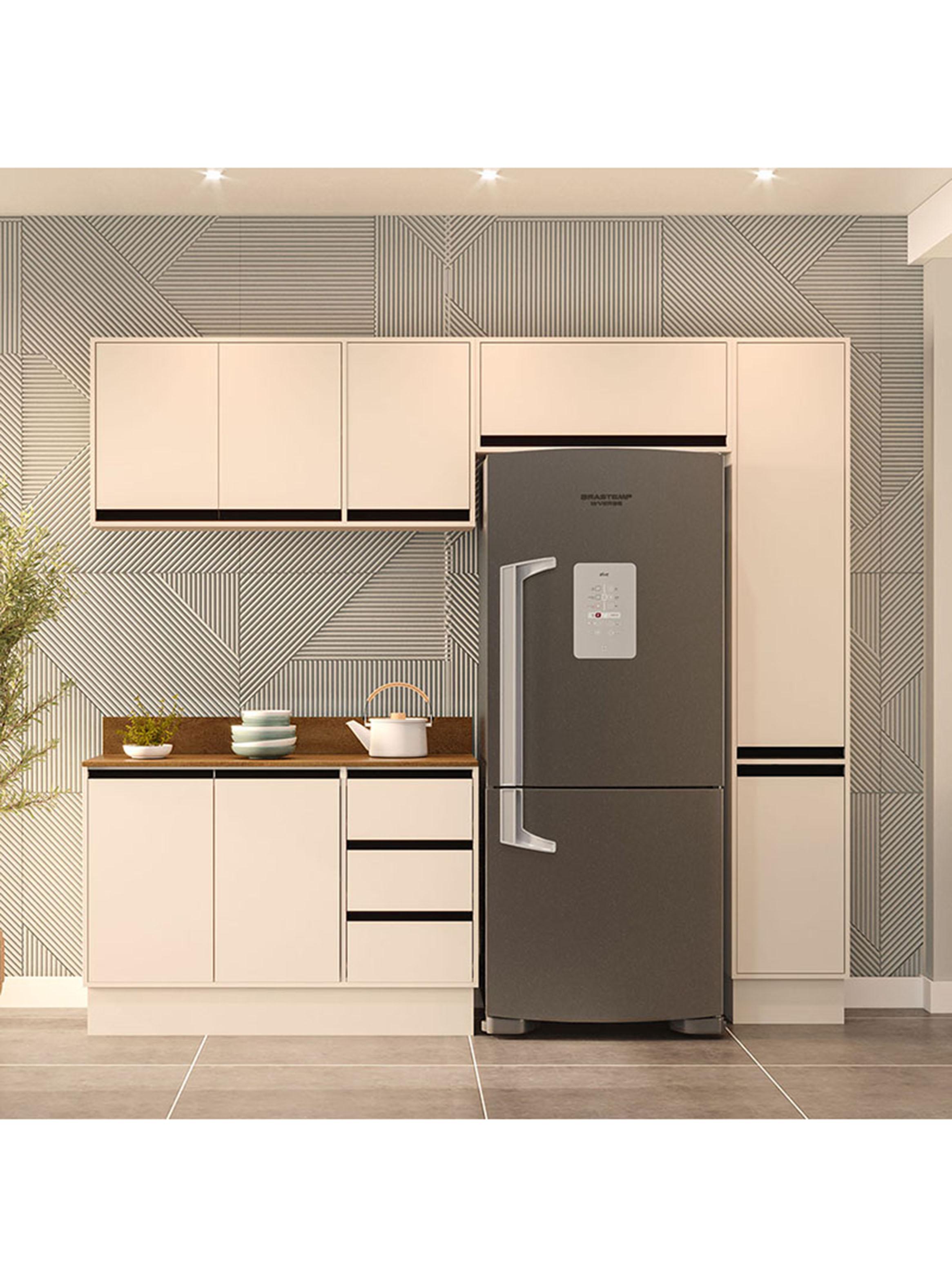 Kit de Cocina Modular Premier 8 Puertas 3 Cajones con Despensa-4