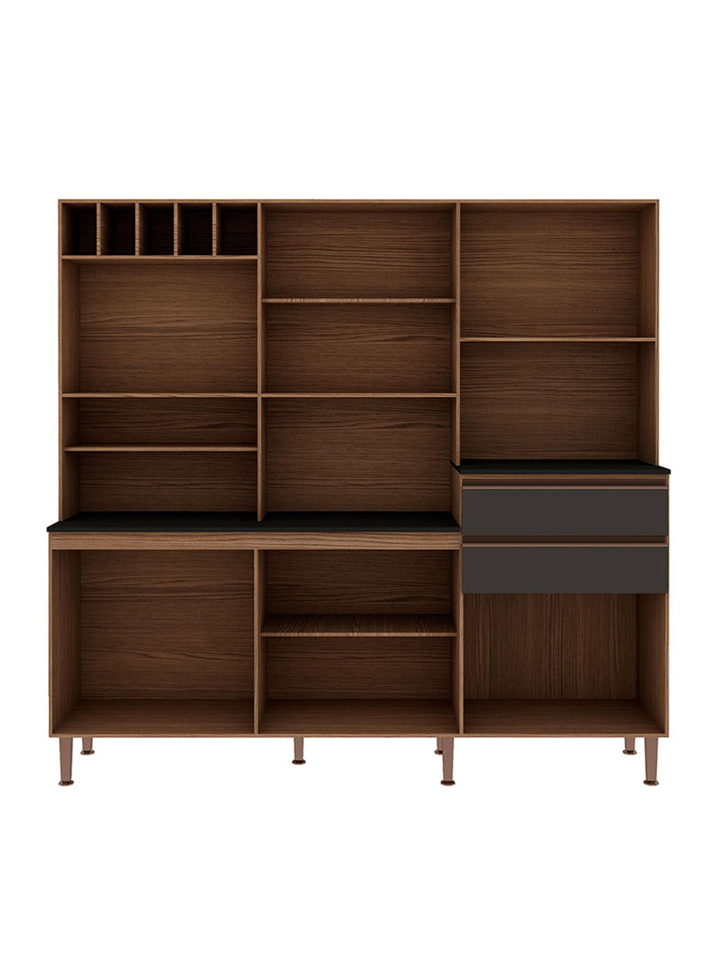 Kit de Cocina Gris 12 Puertas 2 Cajón-3