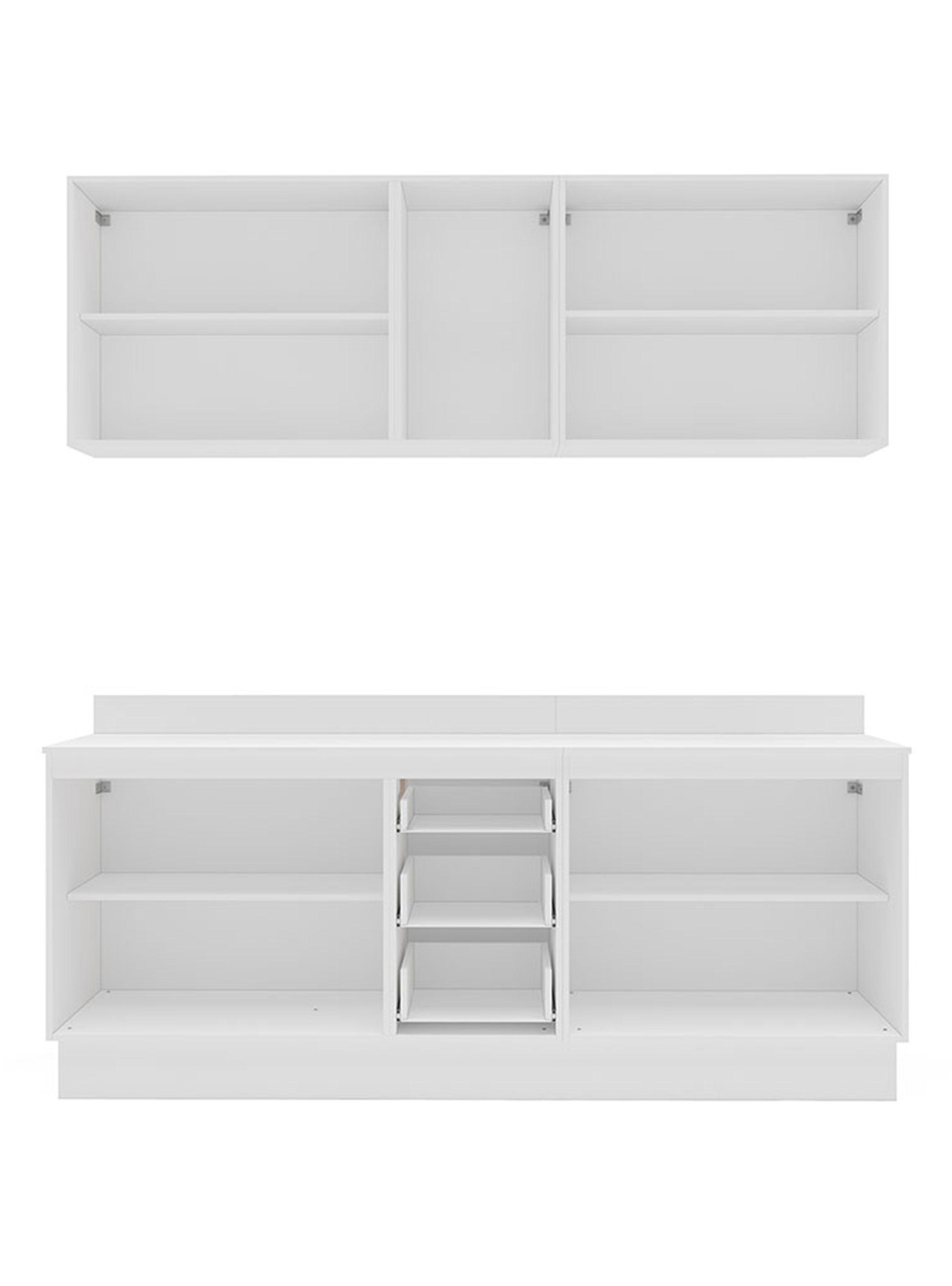 Kit Cocina Delta 9 Puertas 3 Cajones Blanco-3