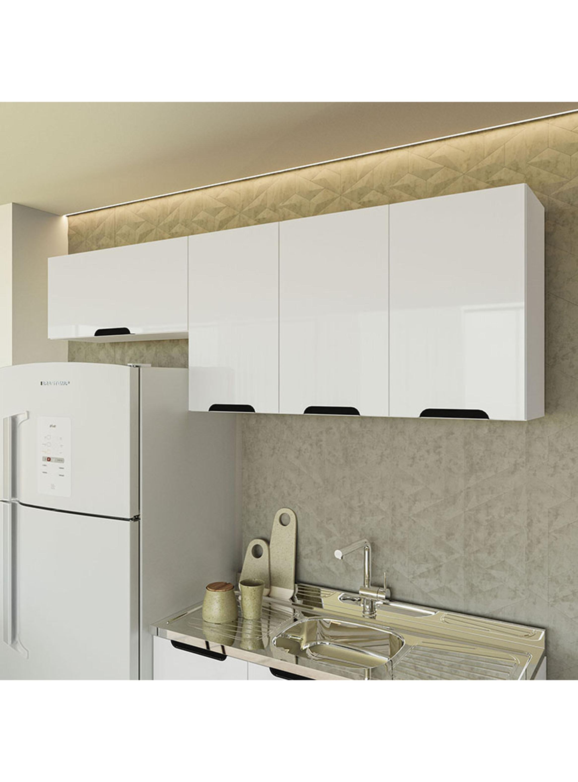 Mueble Aéreo Meena 4 Puertas Blanco-5