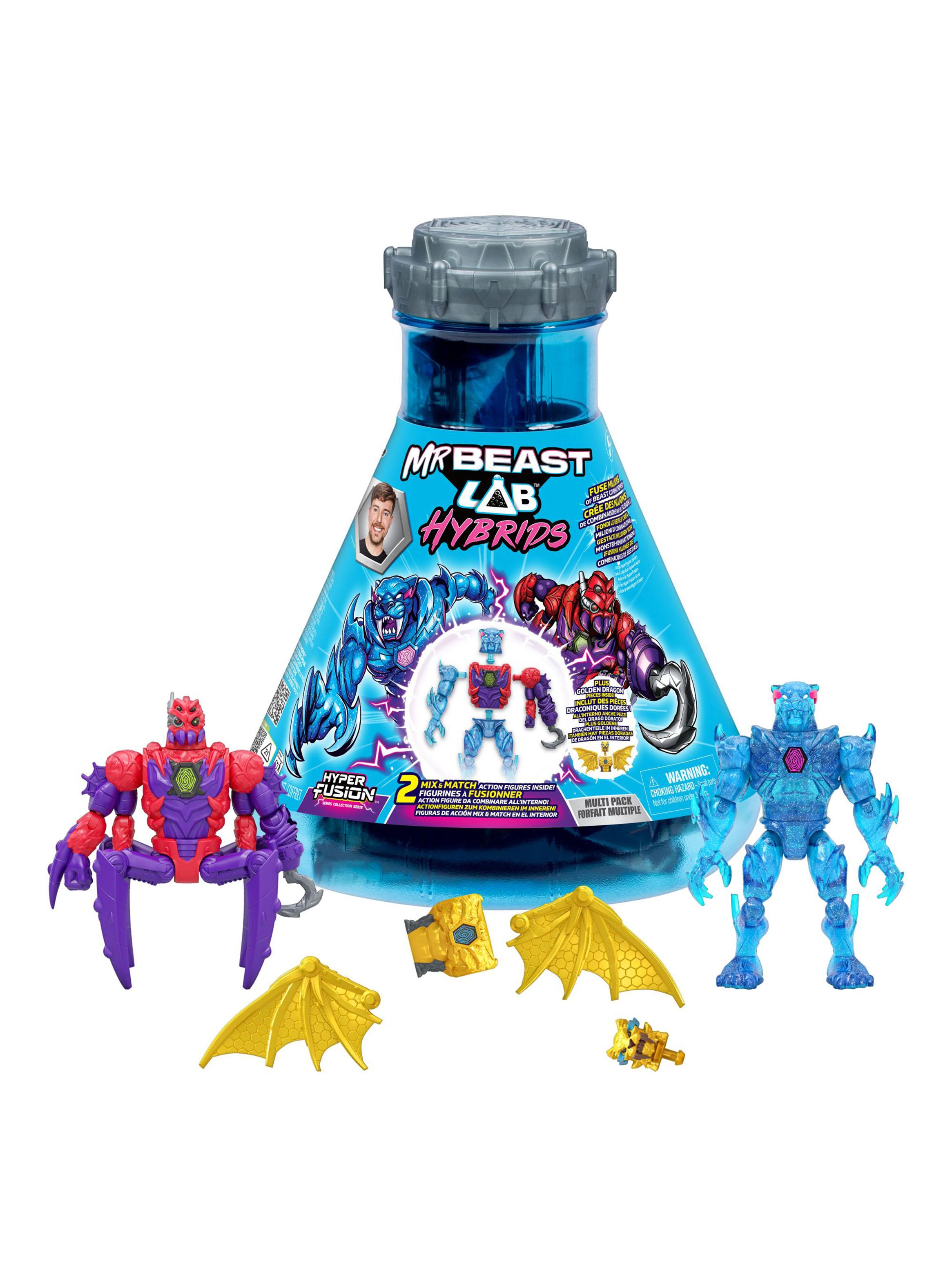 Pack 2 Figuras de Acción Lab Hybrids Fusión Sorpresa-2