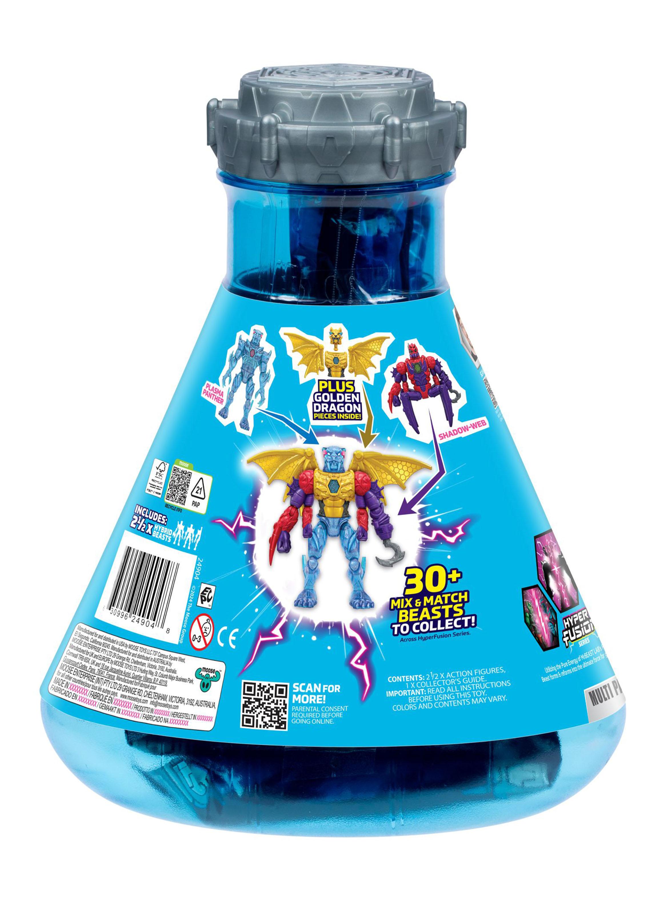 Pack 2 Figuras de Acción Lab Hybrids Fusión Sorpresa-3