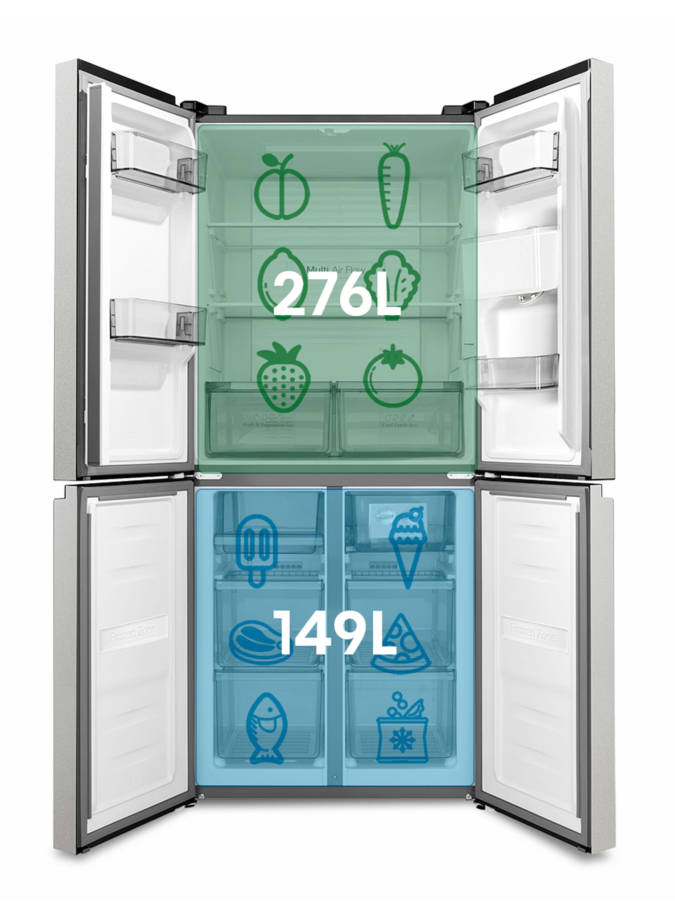 Refrigerador Side by Side No Frost 425 Litros RQ5P431NMDA Cross Door-3