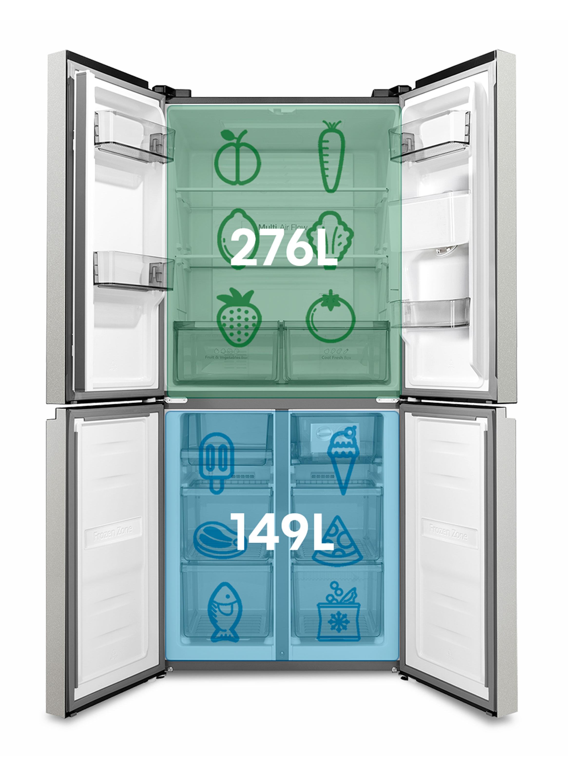 Refrigerador Side by Side No Frost 425 Litros RQ5P431NMDA Cross Door-3