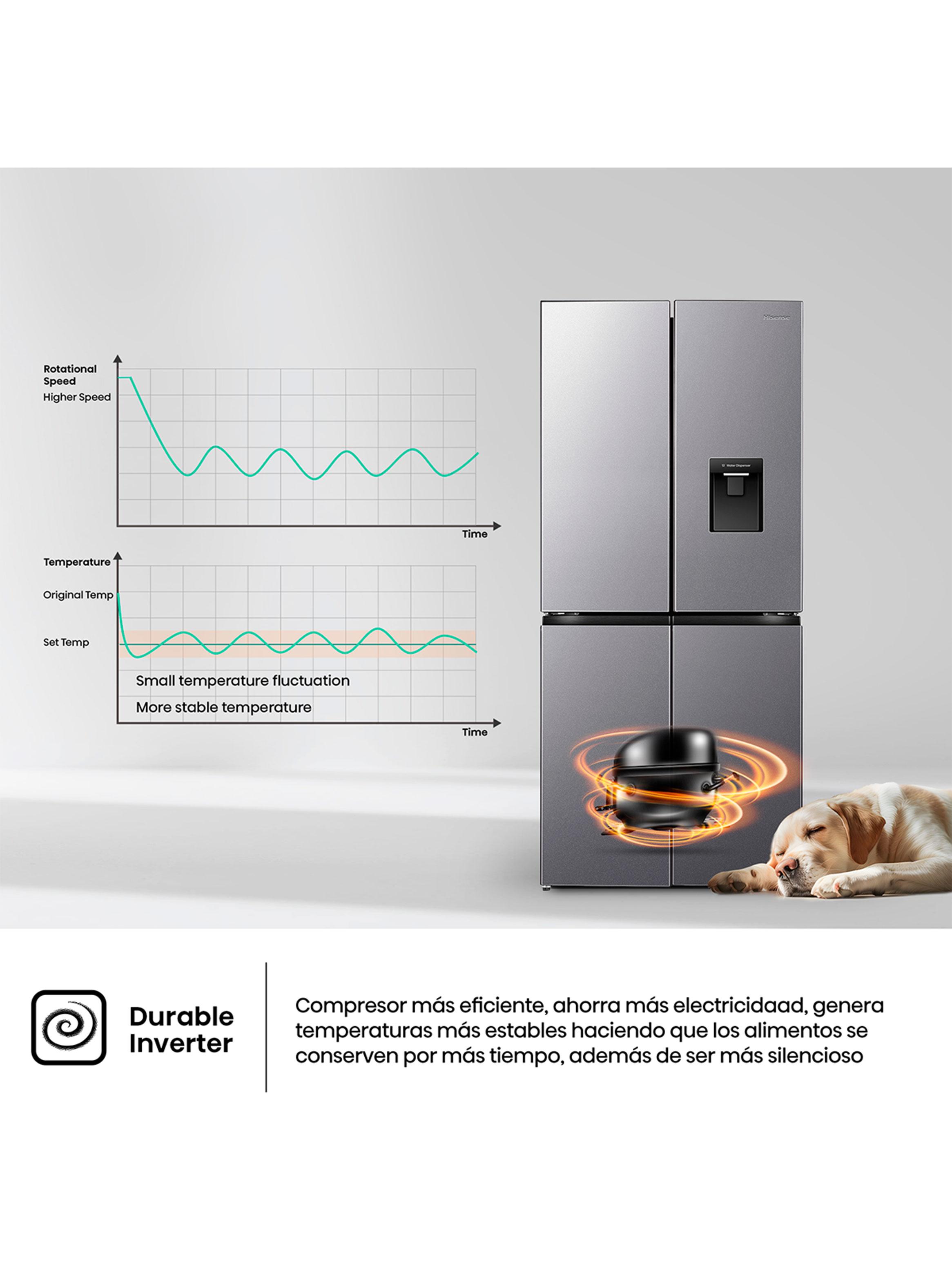 Refrigerador Side by Side No Frost 425 Litros RQ5P431NMDA Cross Door-6