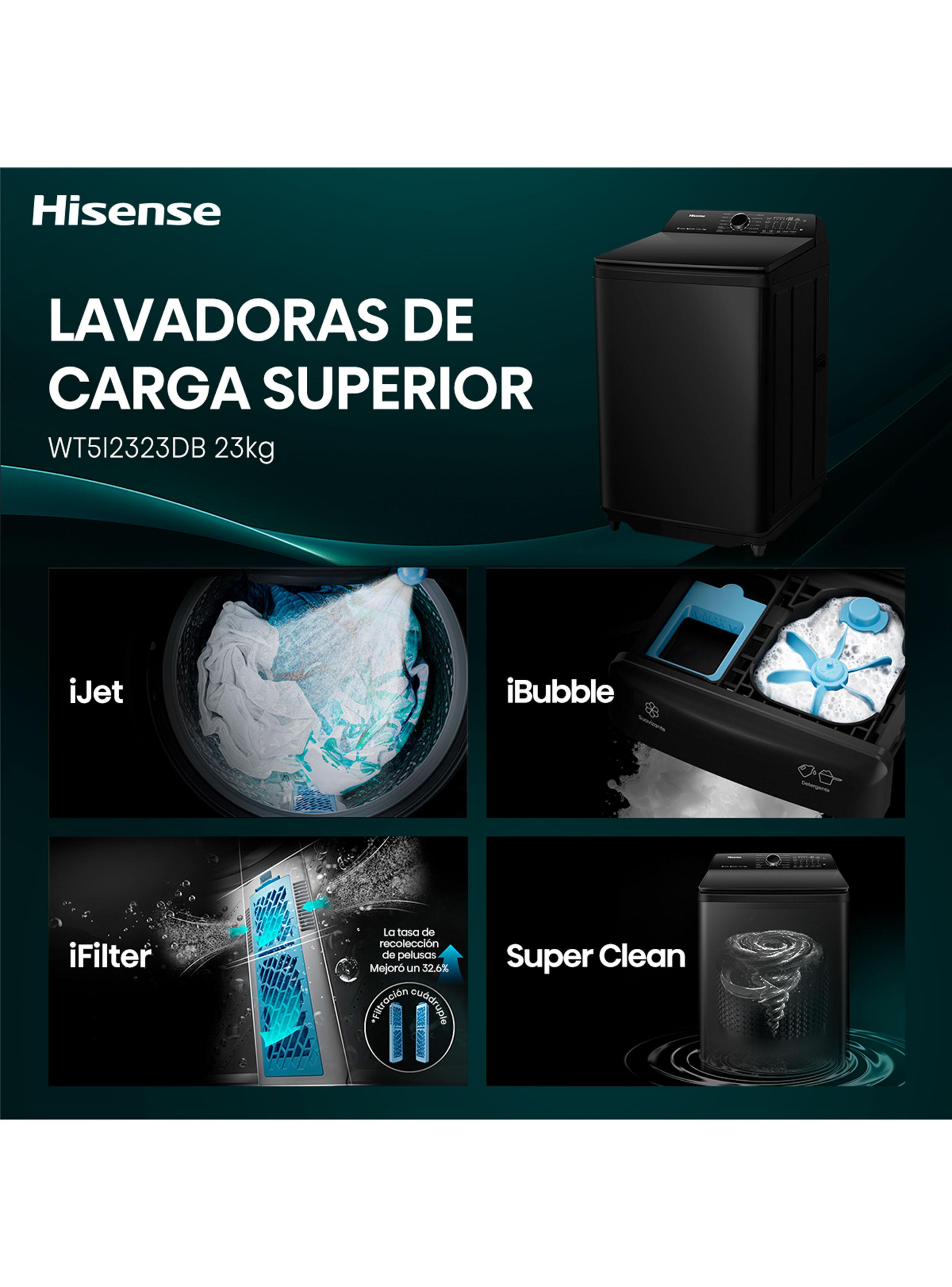 Lavadora Carga Superior 23 Kg WT5I2323DB-4