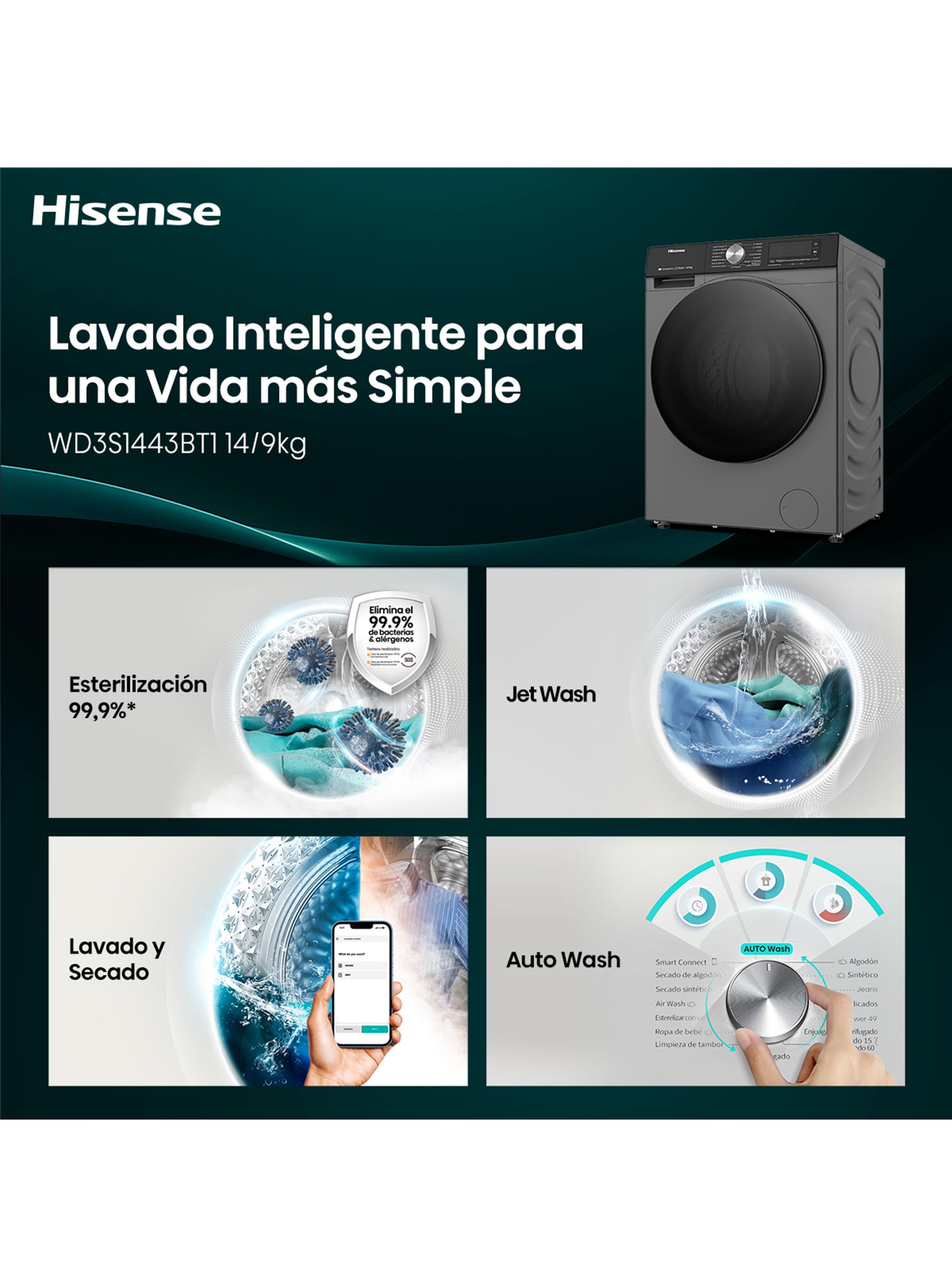 Lavadora-Secadora Carga Frontal 14/9 Kg WD3S1443BT1-3