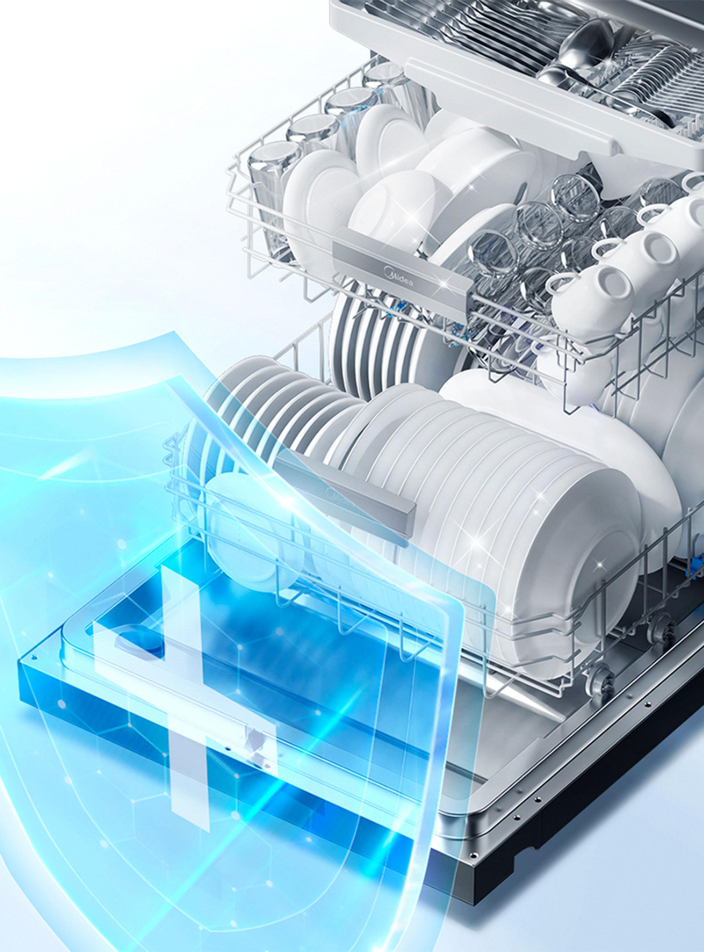 Lavavajillas Frontal 15 Cubiertos MDWEF1533GBS Negro-6