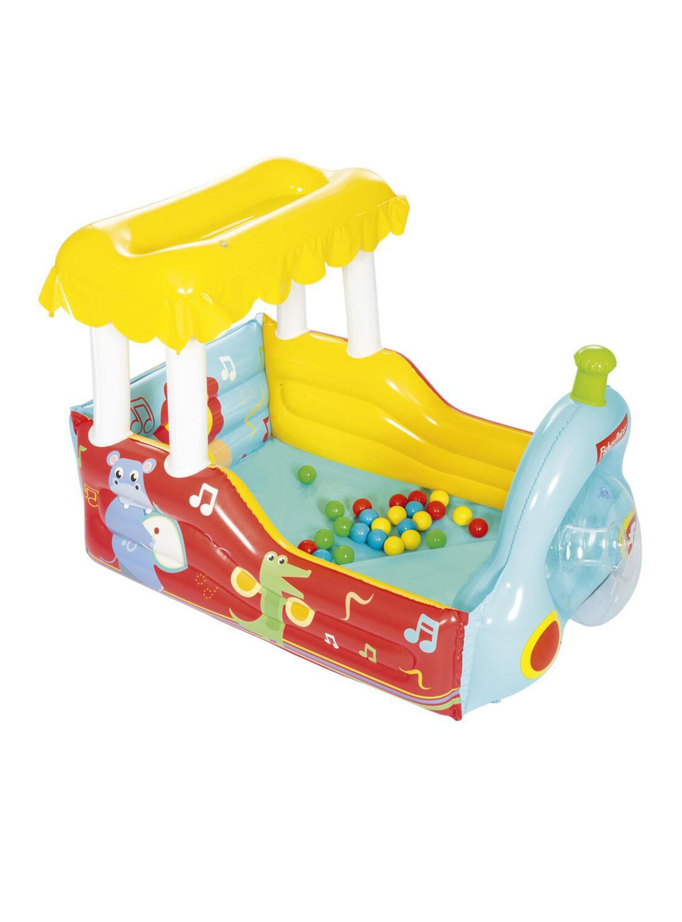 Tren Inflable con Pelotas Multicolor-0