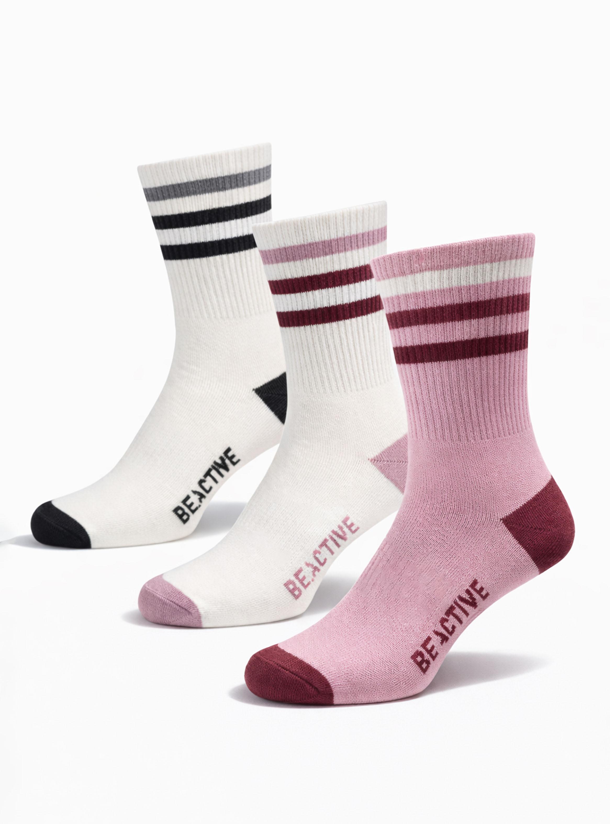 Tripack Calcetín Logotipo Media Caña-0