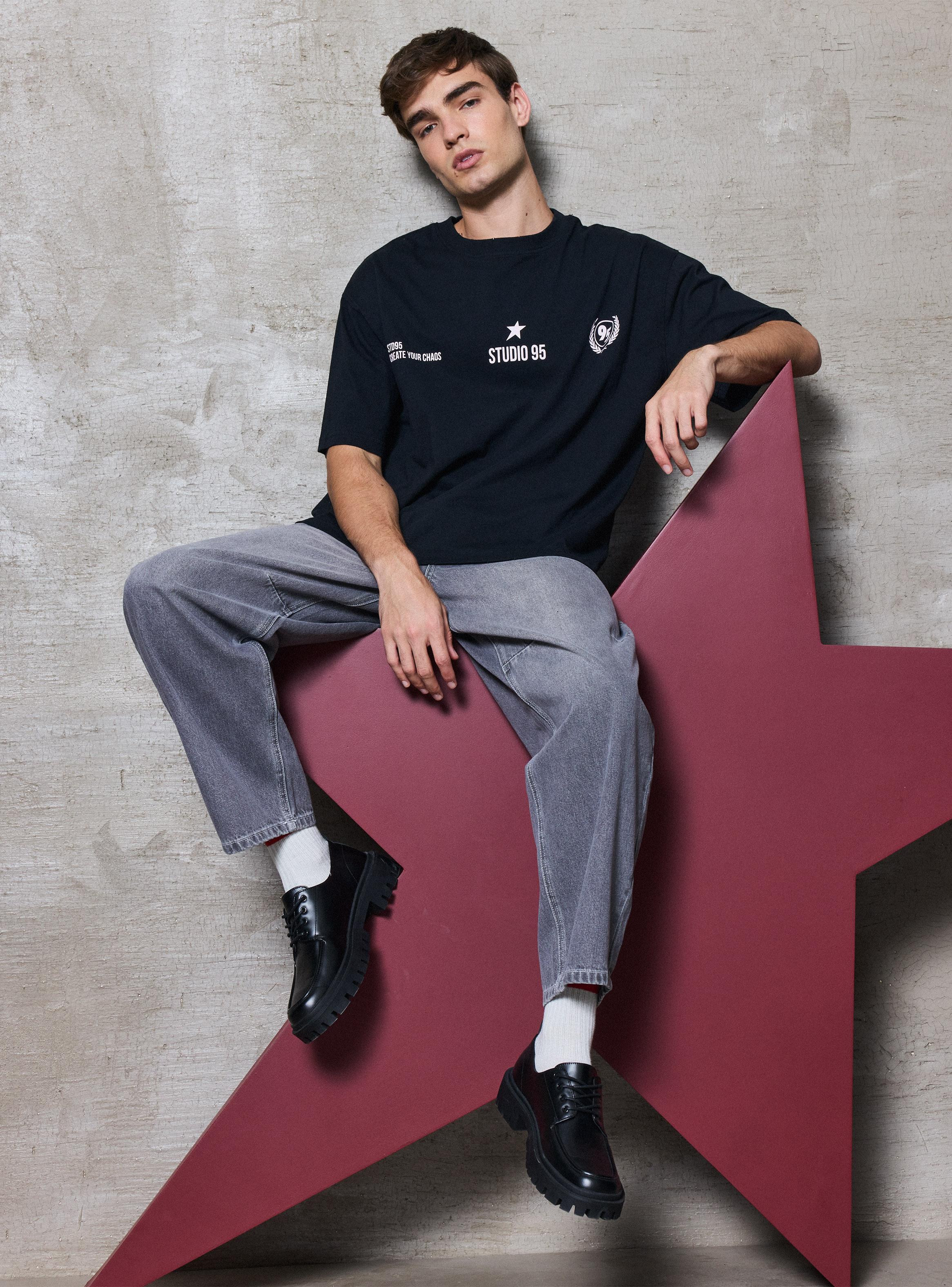 Polera Manga Corta Colab Studio 95-4