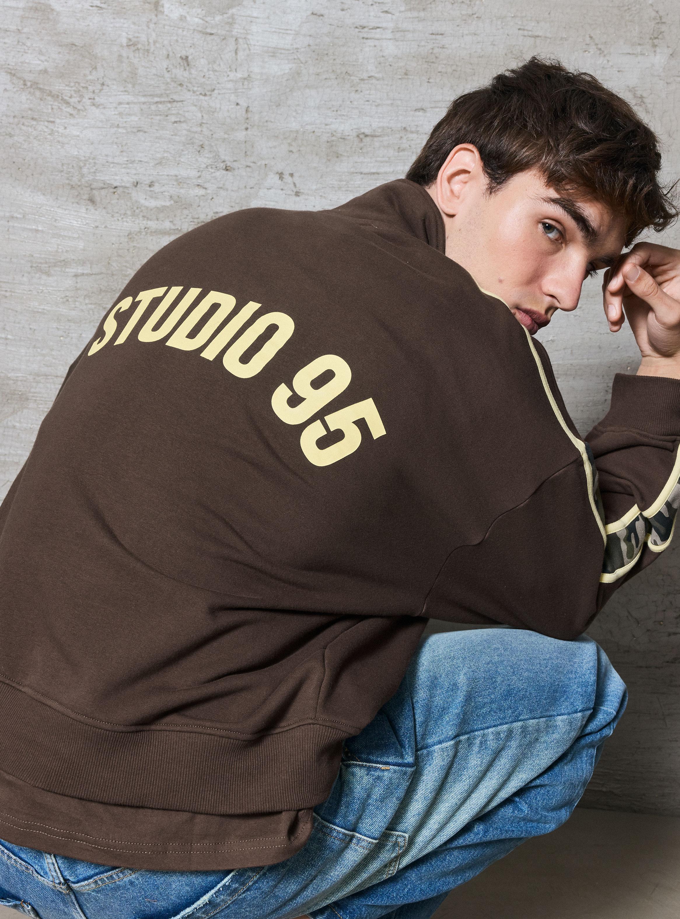 Poleron Half Zipper Colab Studio 95-3