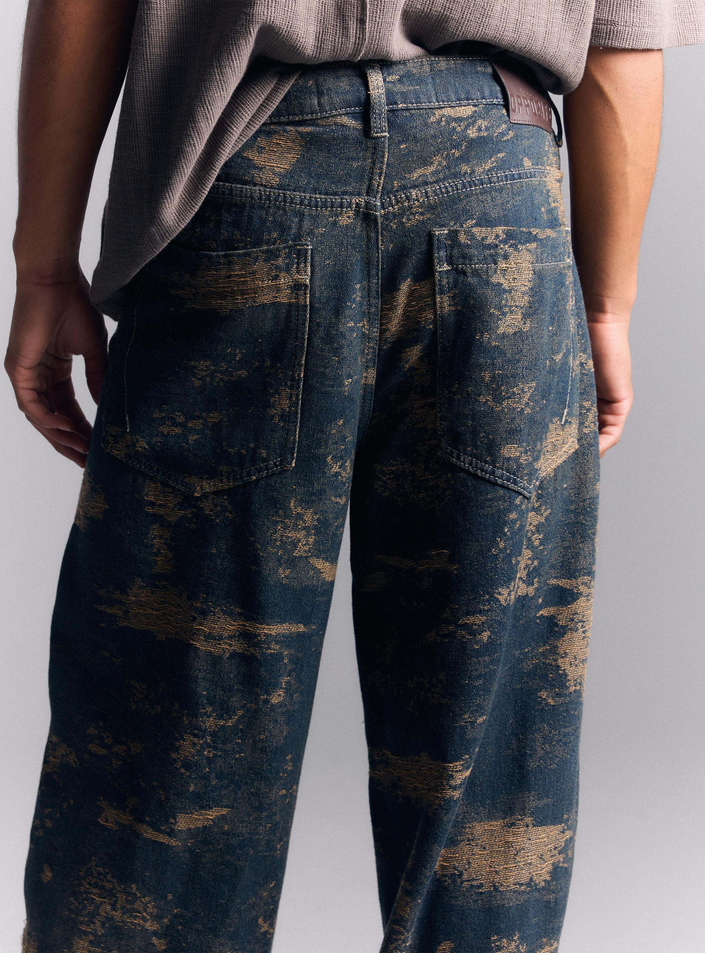 Jeans Camuflado Texturizado-3