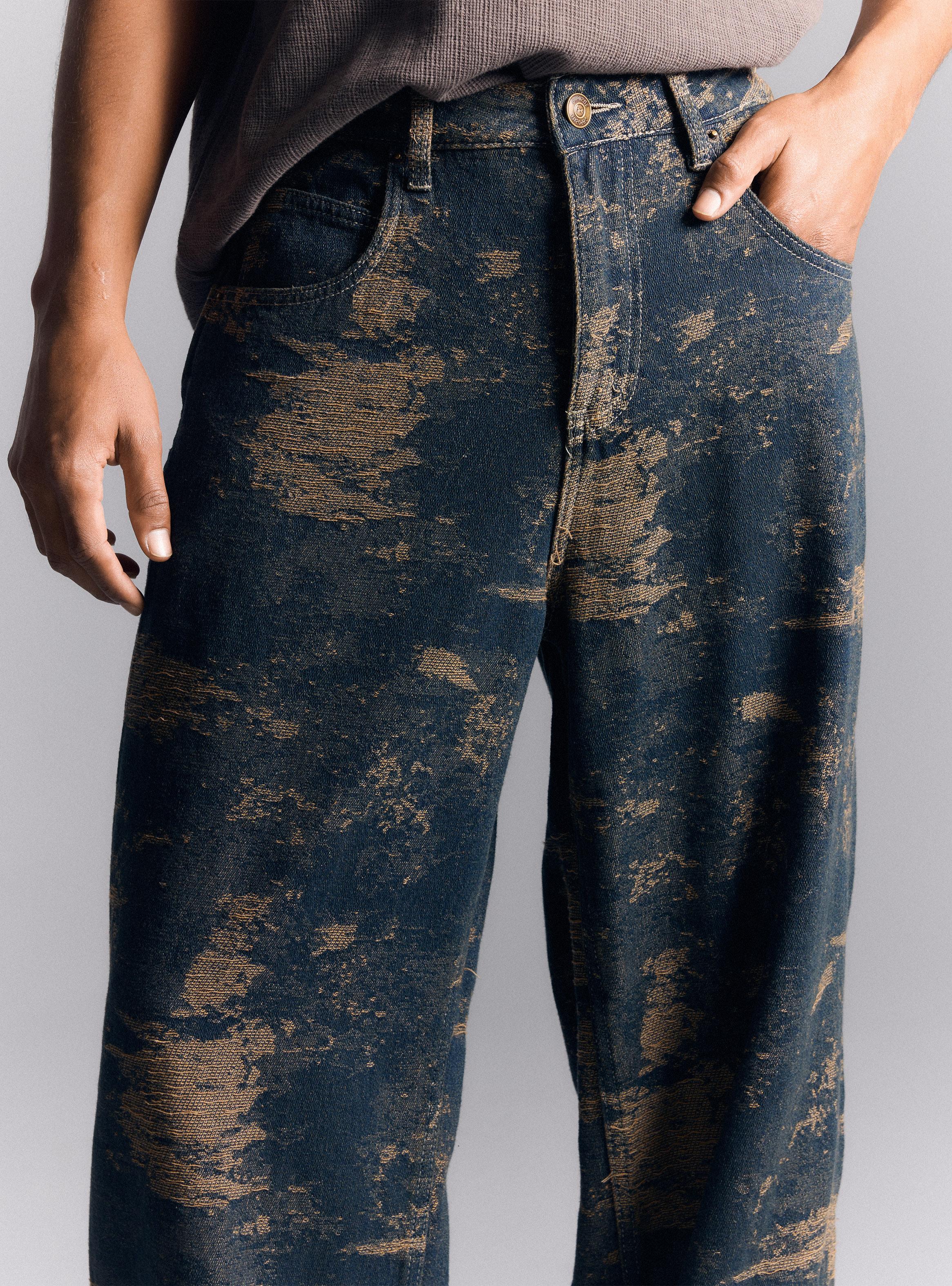 Jeans Camuflado Texturizado-2