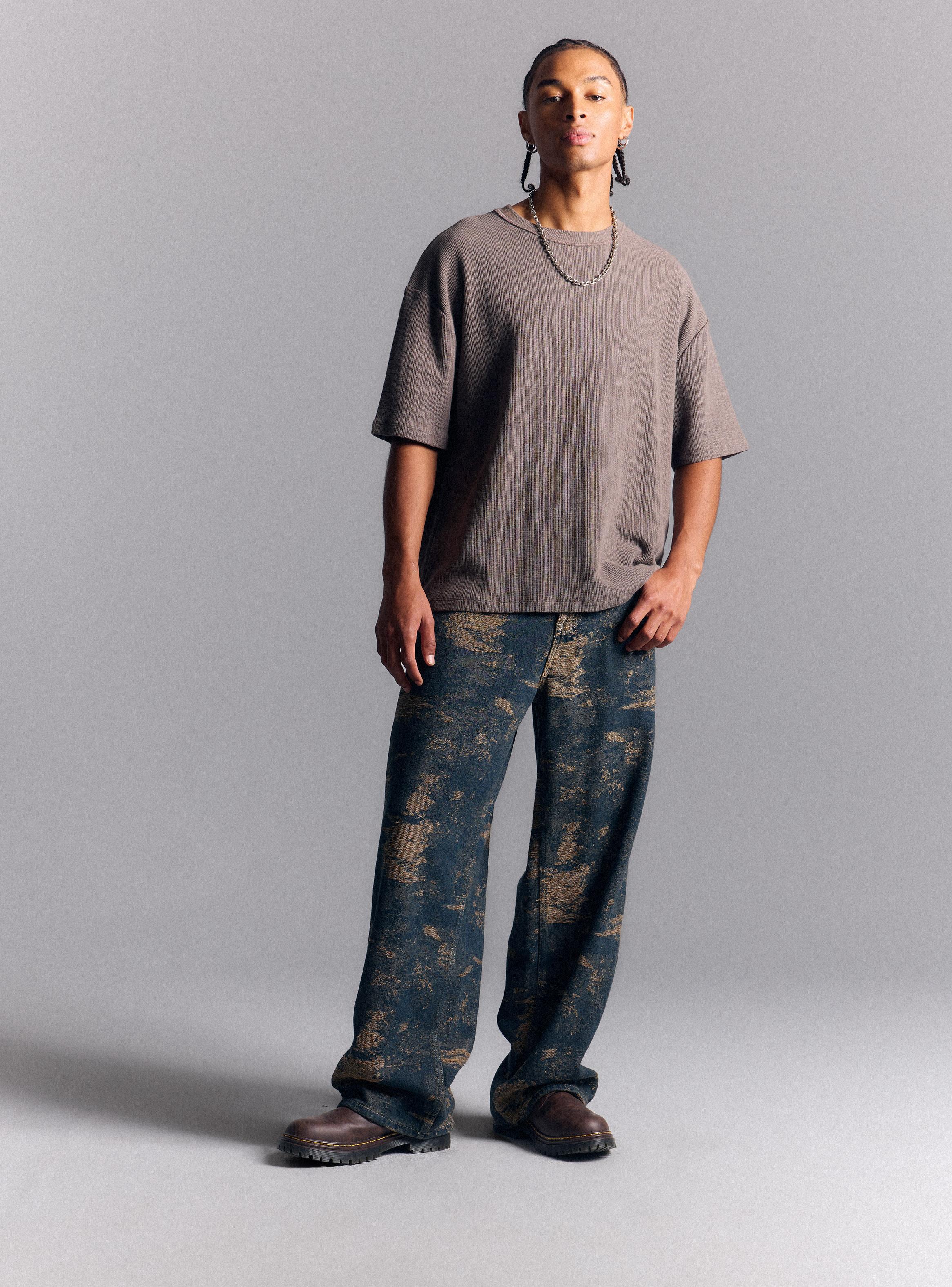 Jeans Camuflado Texturizado-4