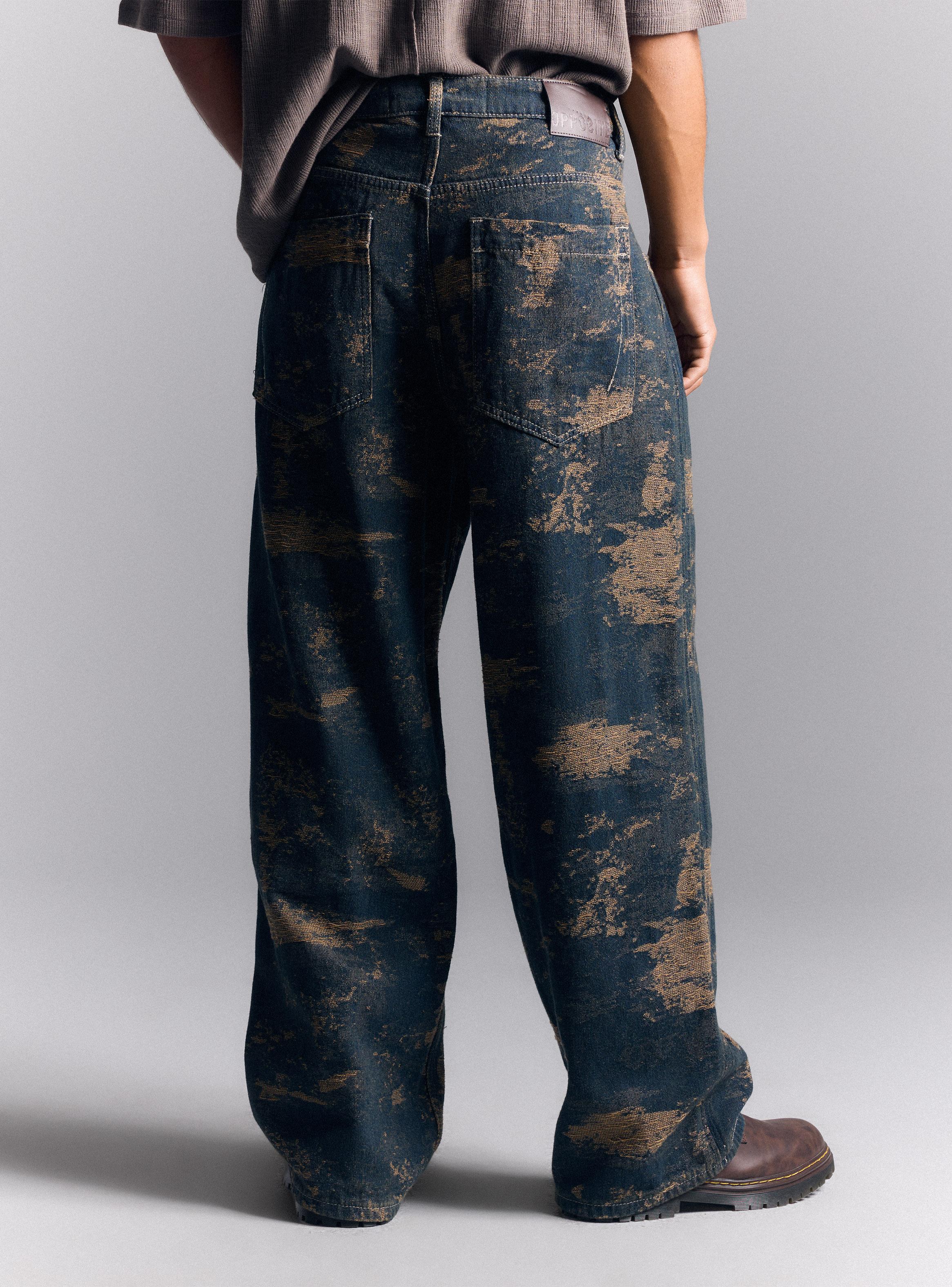 Jeans Camuflado Texturizado-1