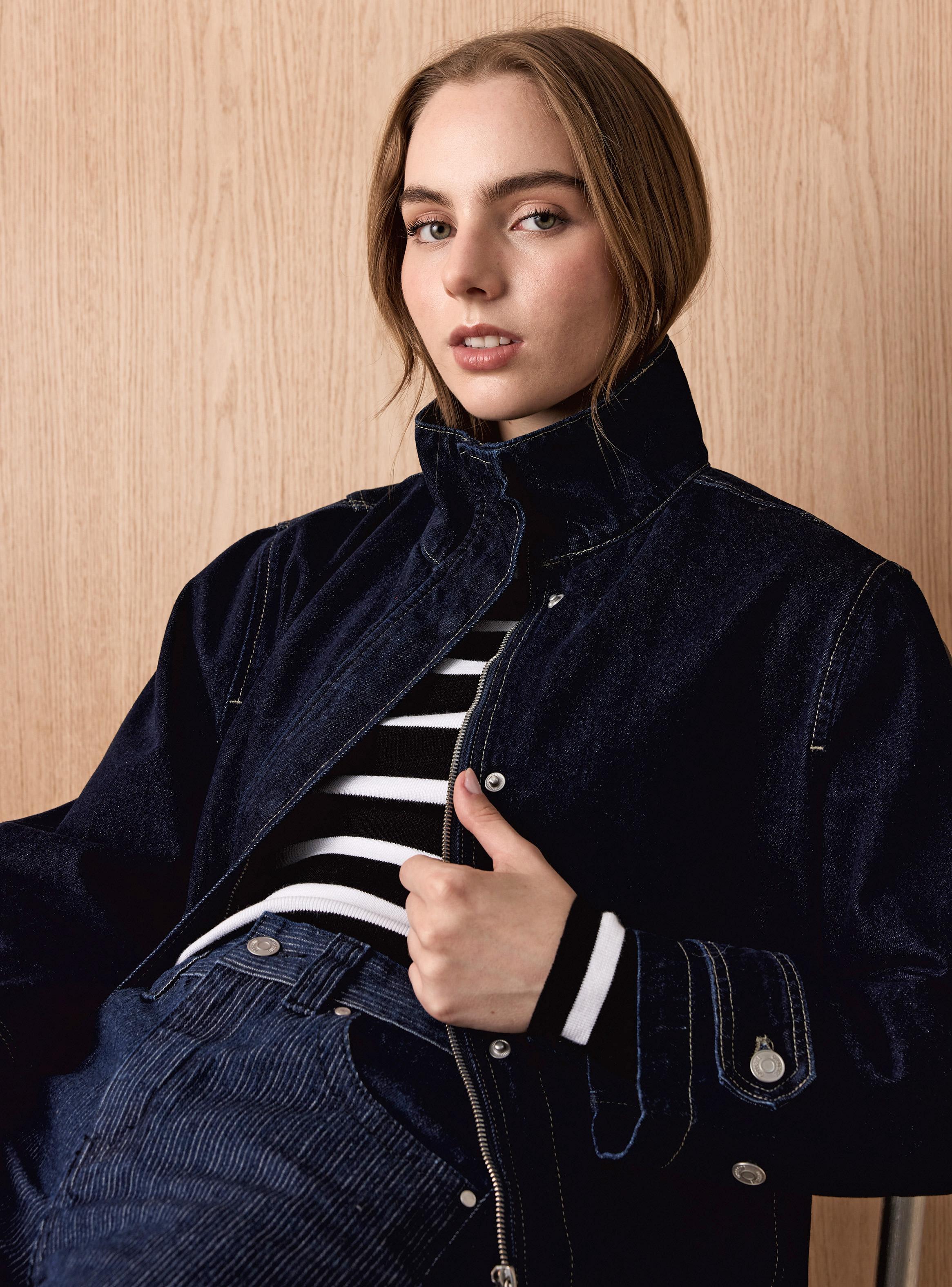 Chaqueta Cuello en Contraste-3