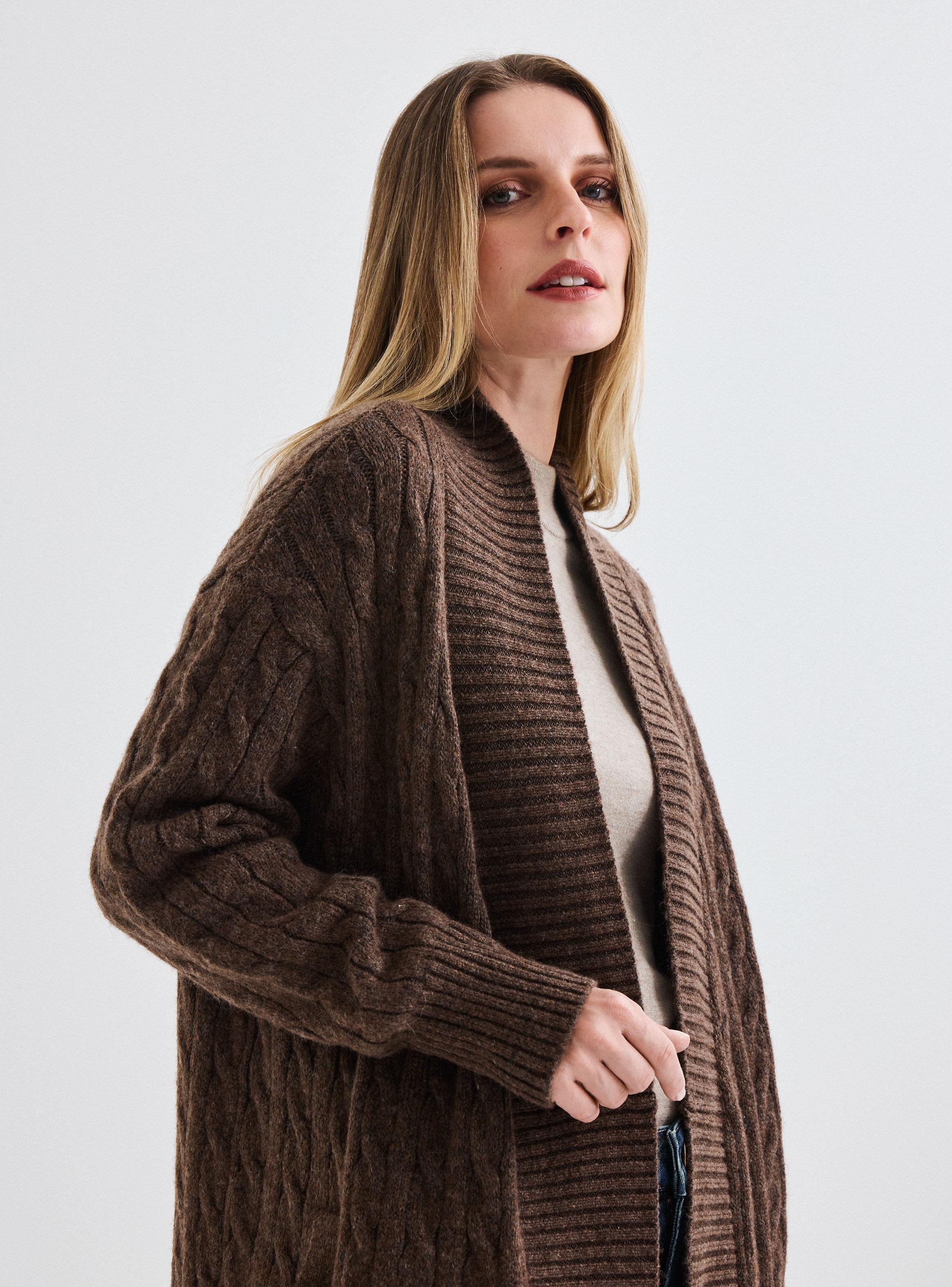 Chaleco Largo con Bolsillos-2